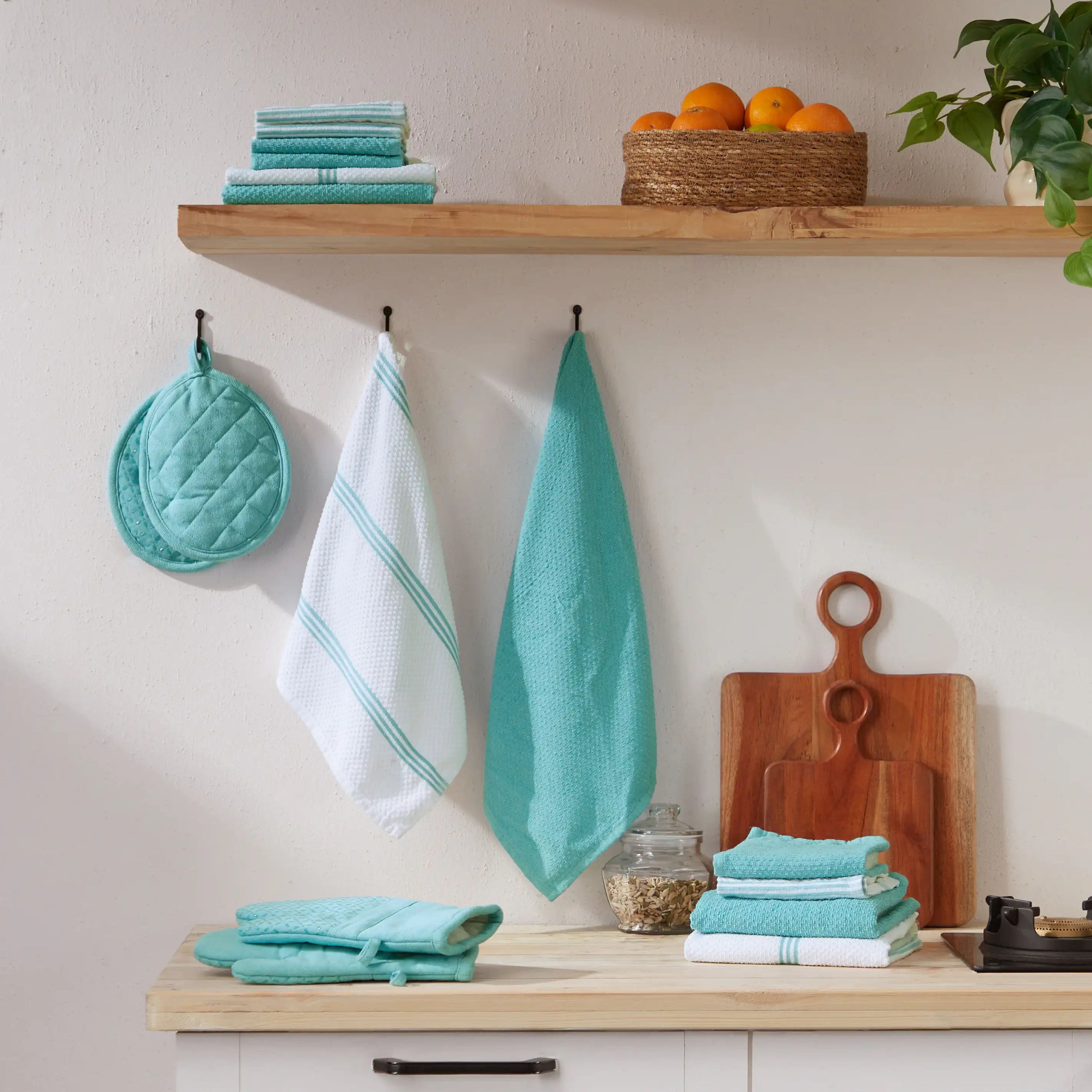 Kaleida | Everyday Essentials Kitchen Linen Set | Set of 16