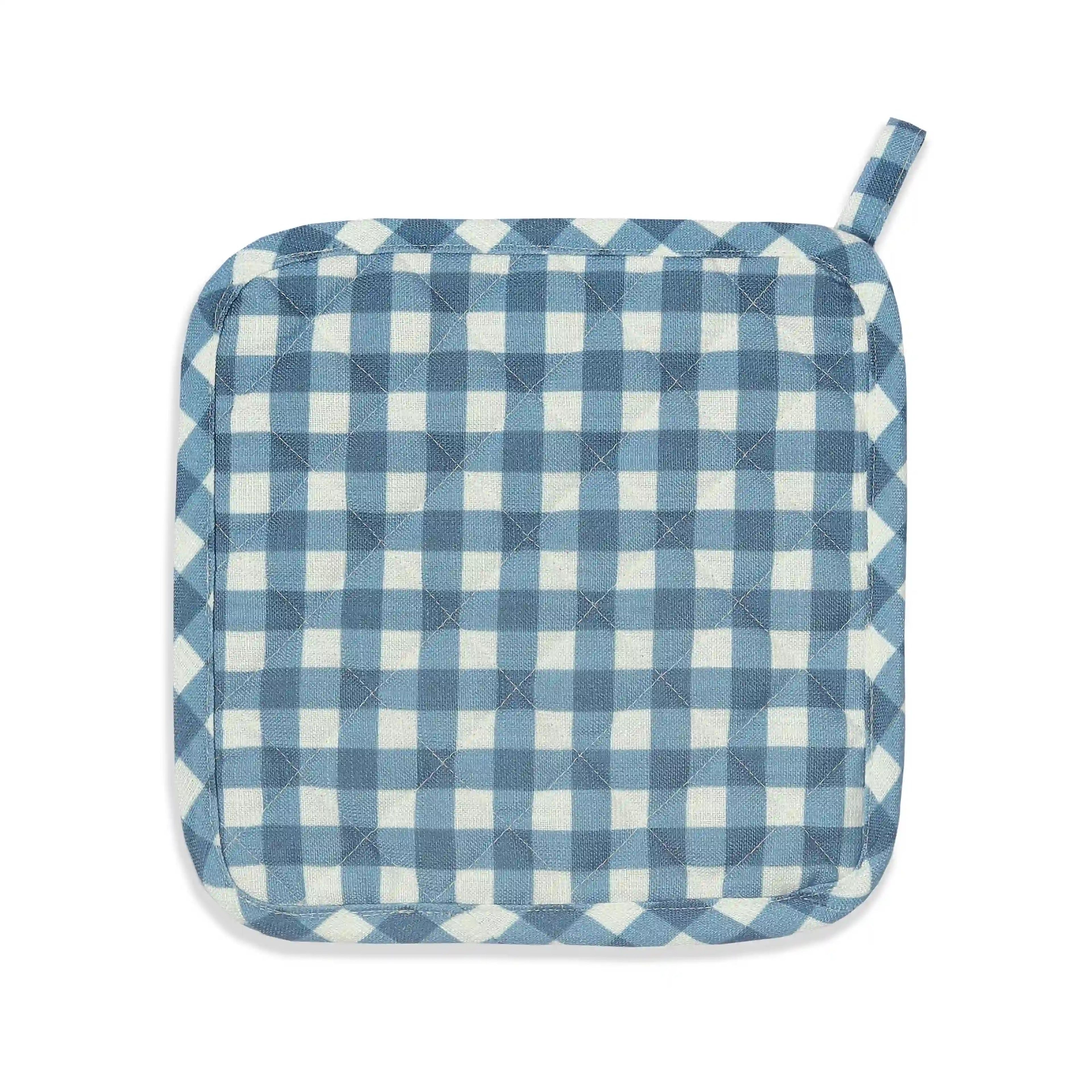 Nonna's Home | Tuscan Inspired Easy to Maintain Quilted Pot Holders | Designed for Protection | Set of 2