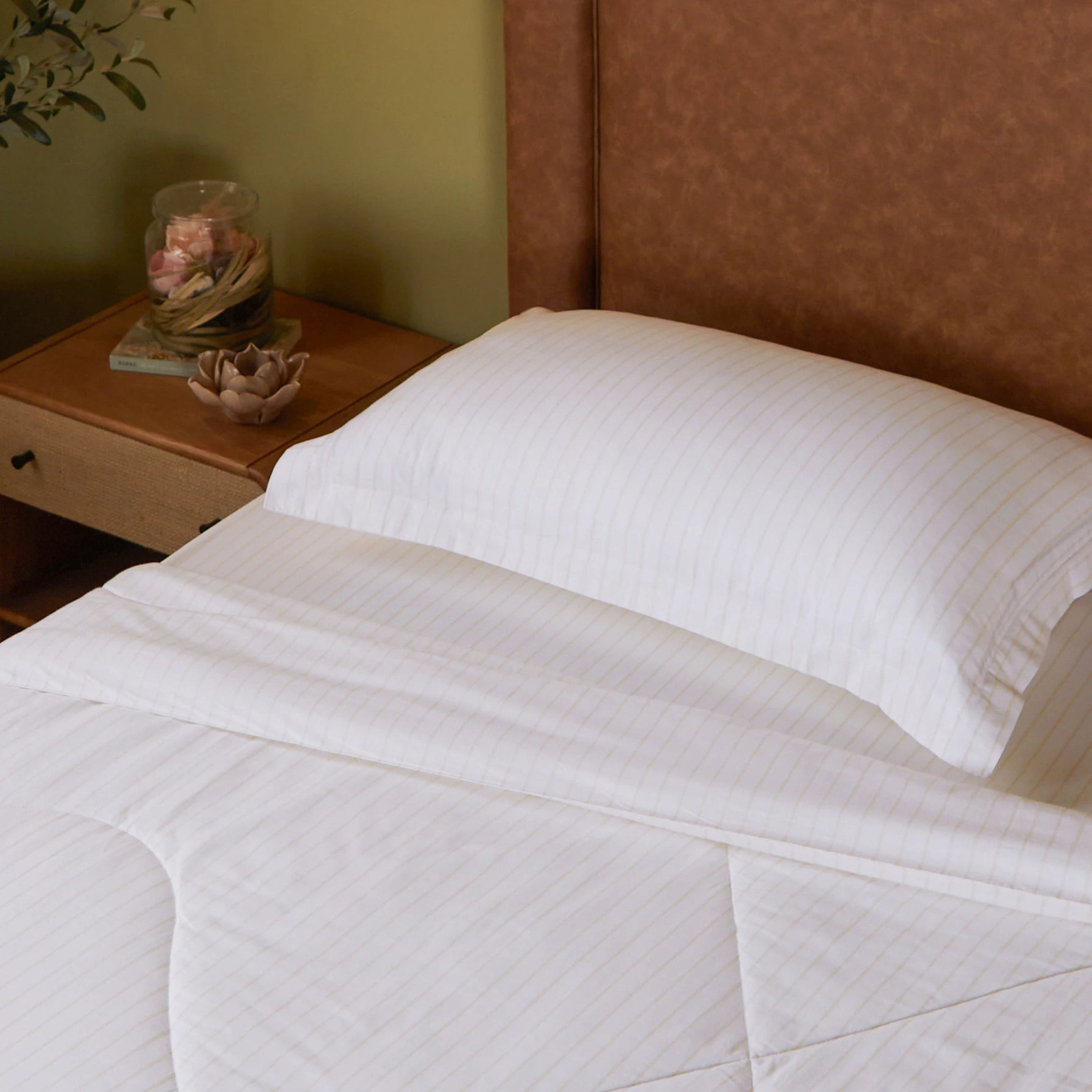 Bloomshire Classic | Everyday Charm Printed 120GSM Reversible Comforter-Beige