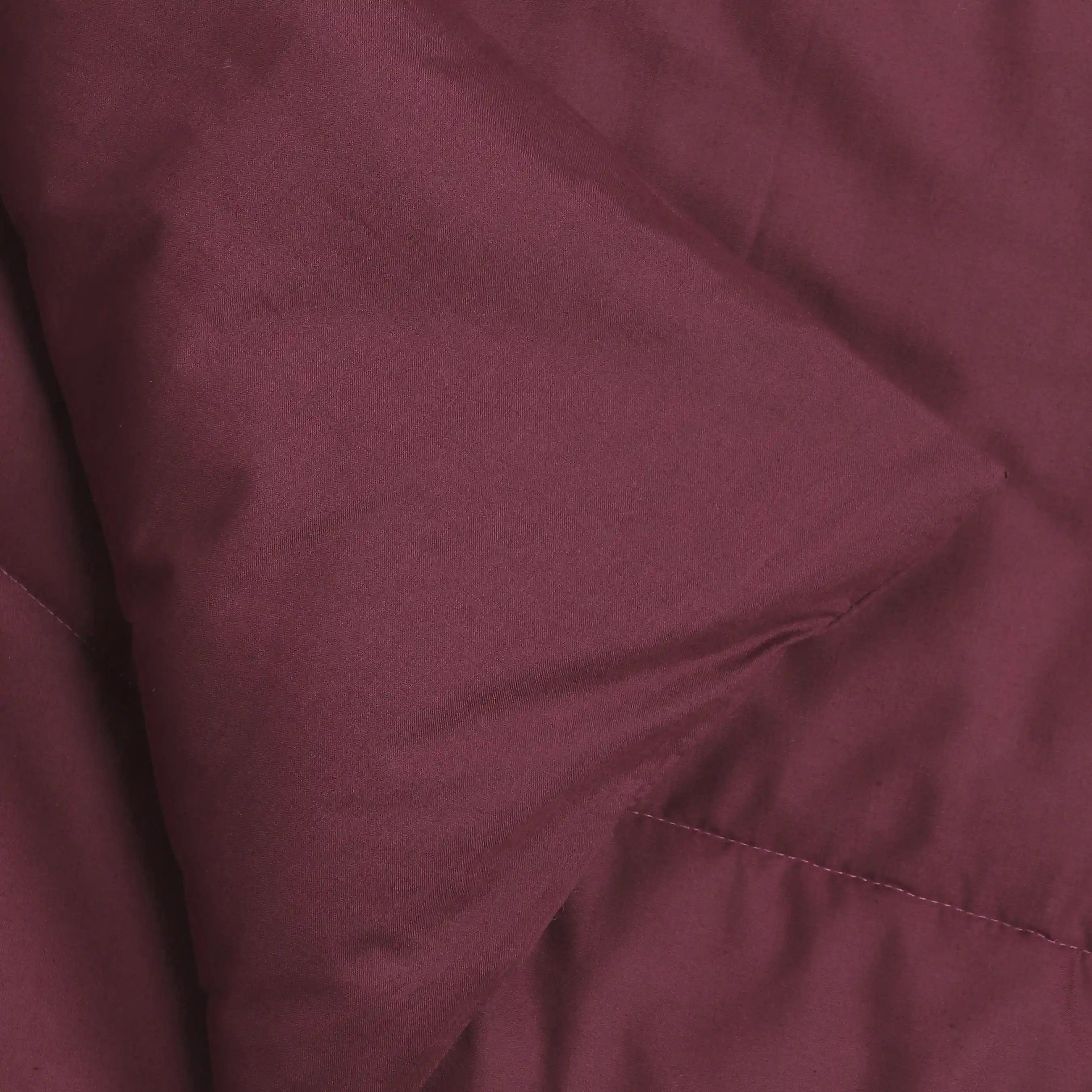 Paleto | Everyday Hues Cotton Solid Dyed 120GSM Comforter-Windsor Wine