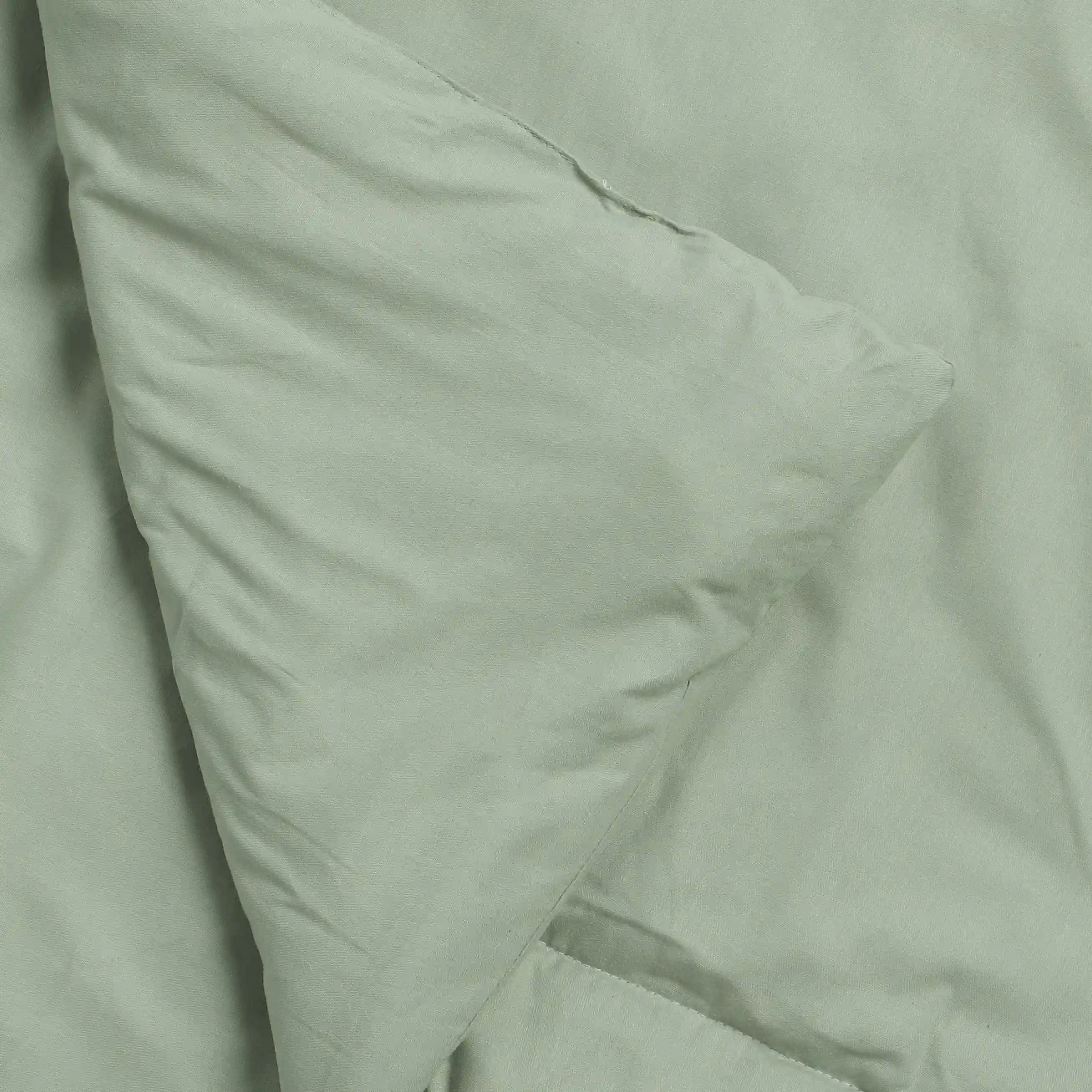 Paleto | Everyday Hues Cotton Solid Dyed 120GSM Comforter-Green Sage