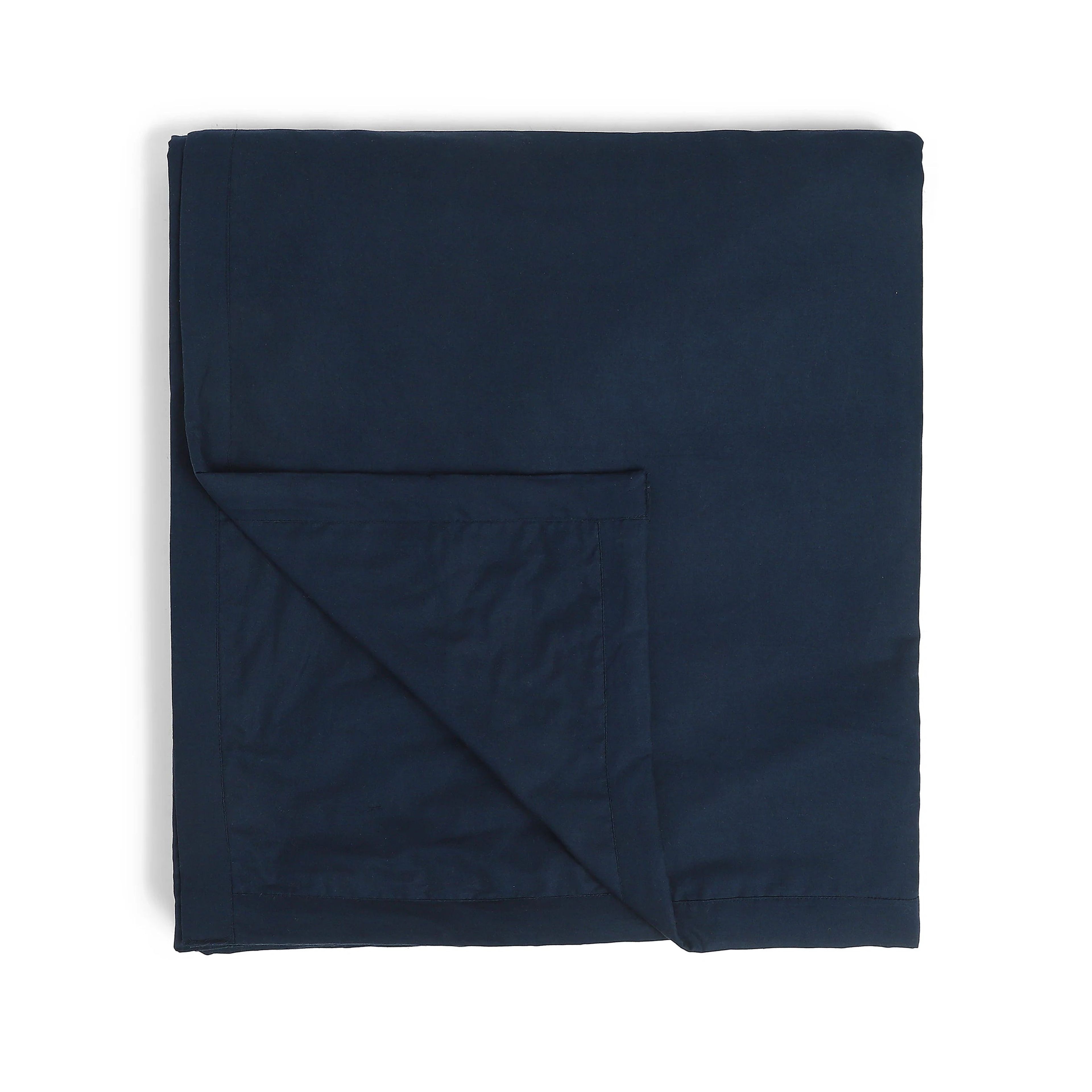 Paleto | Everyday Hues Cotton Solid Dyed Dohar with Super Soft Flannel Layering-Navy
