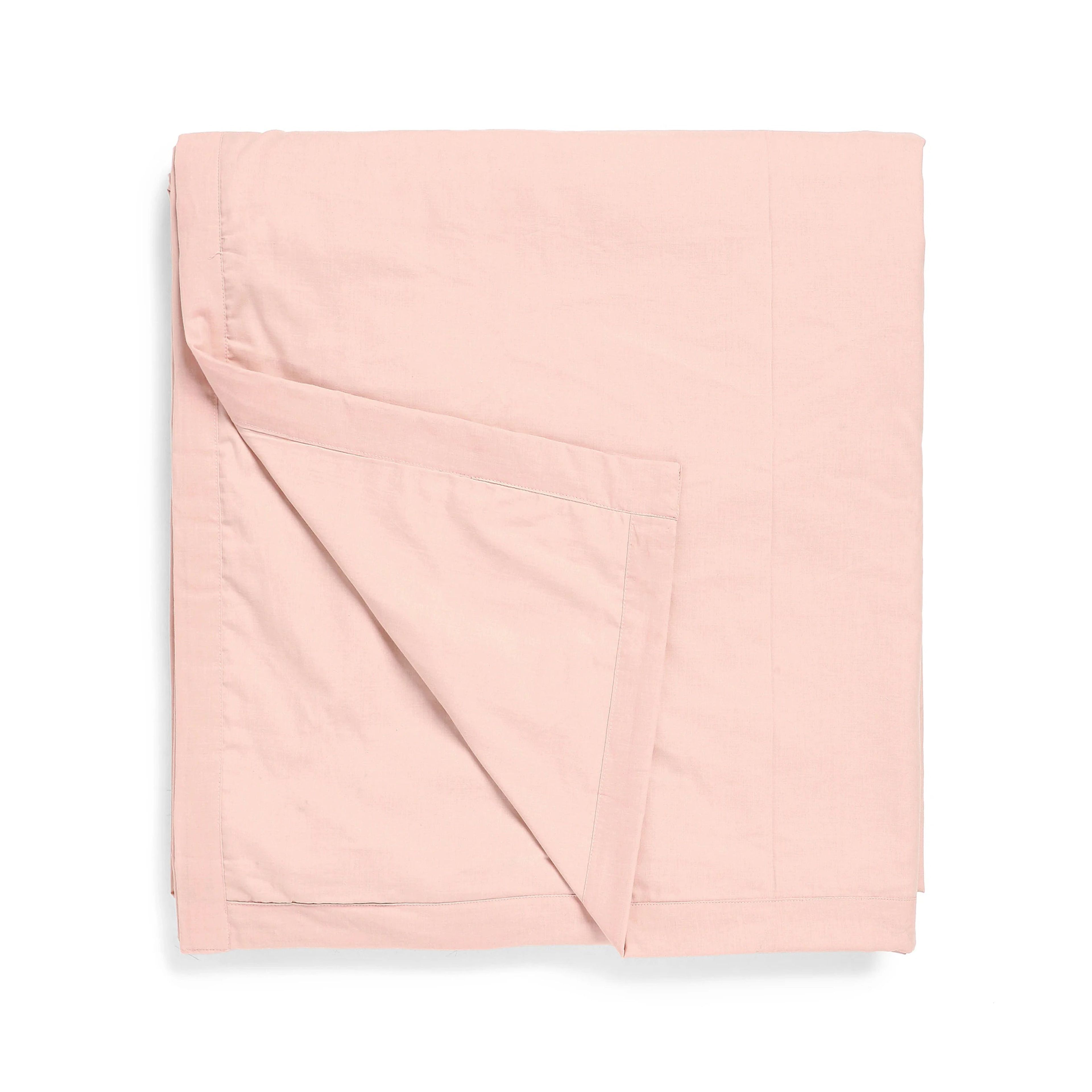 Paleto | Everyday Hues Cotton Solid Dyed Dohar with Super Soft Flannel Layering-Veiled Rose