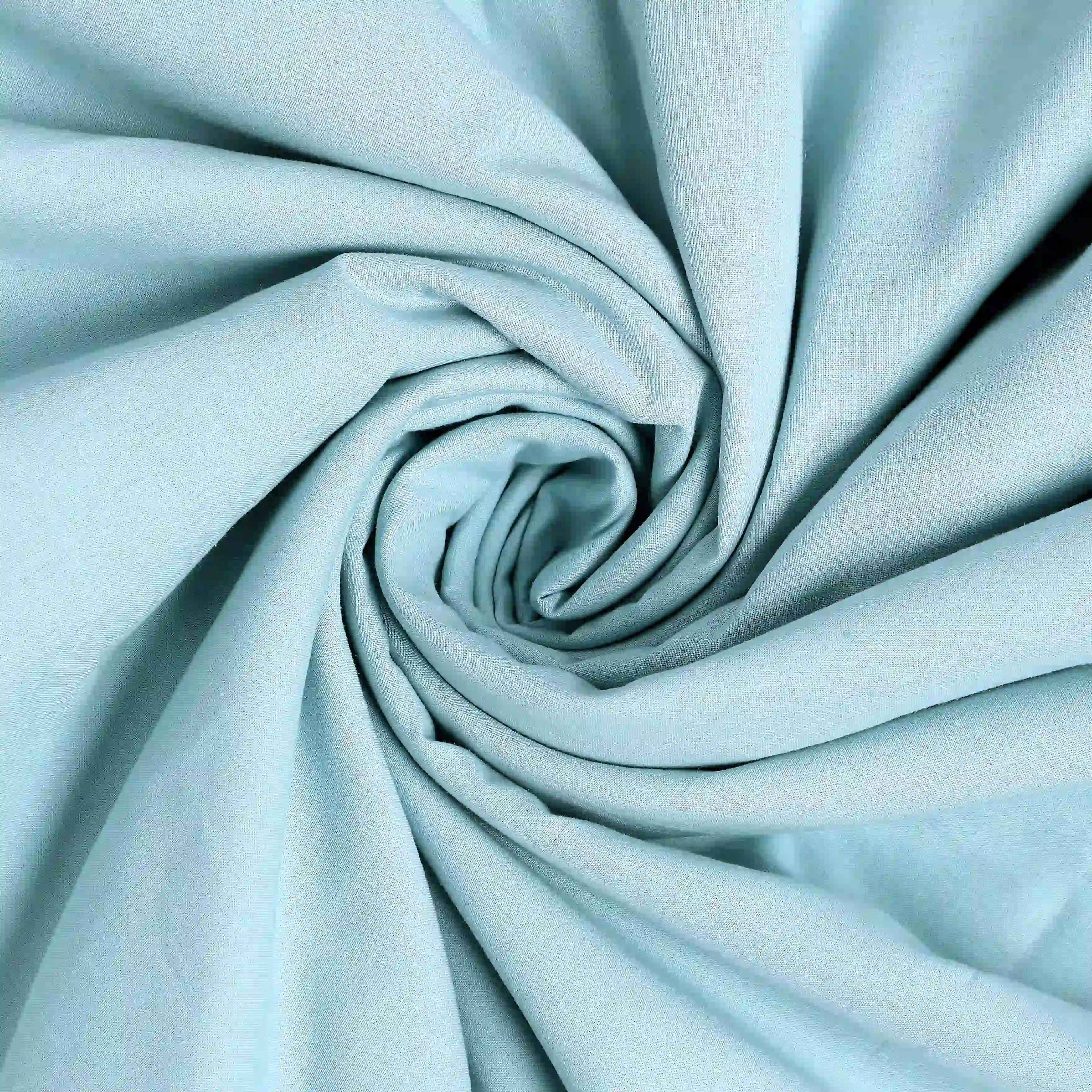 Paleto | Everyday Hues Cotton Solid Dyed Dohar with Super Soft Flannel Layering-Blue Sky