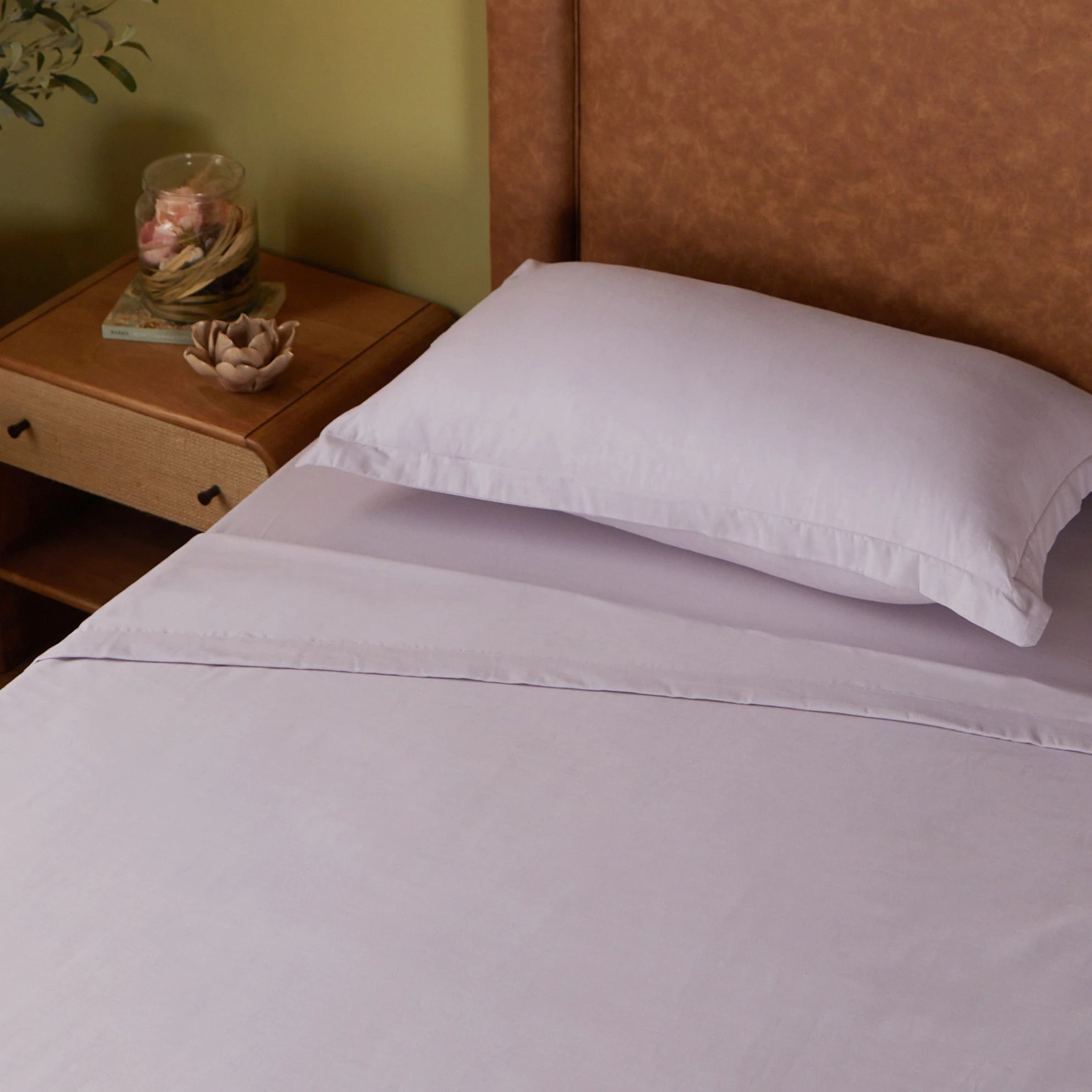 Paleto | Everyday Hues Cotton Solid Dyed Dohar with Super Soft Flannel Layering-Grey Lavender