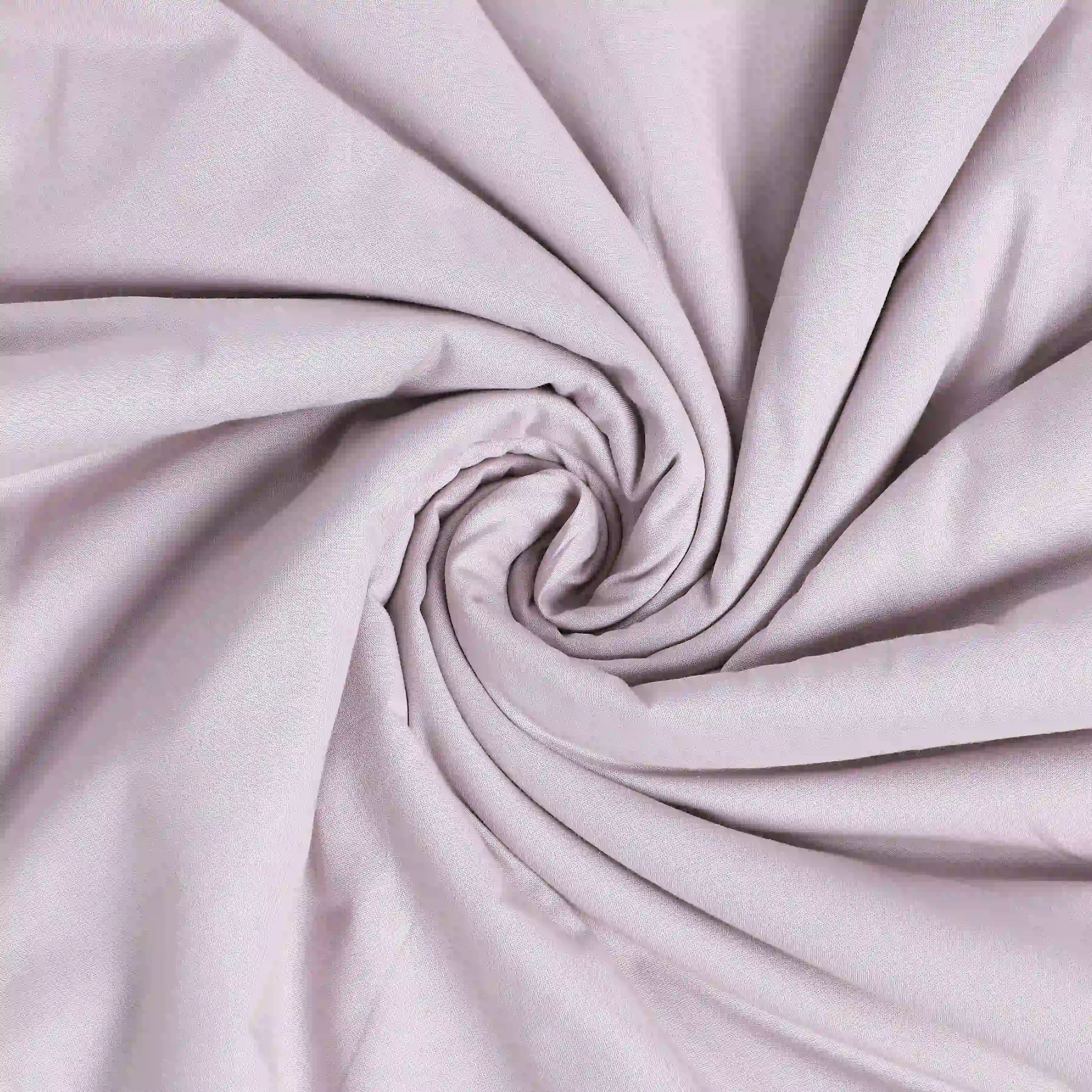 Paleto | Everyday Hues Cotton Solid Dyed Dohar with Super Soft Flannel Layering-Grey Lavender