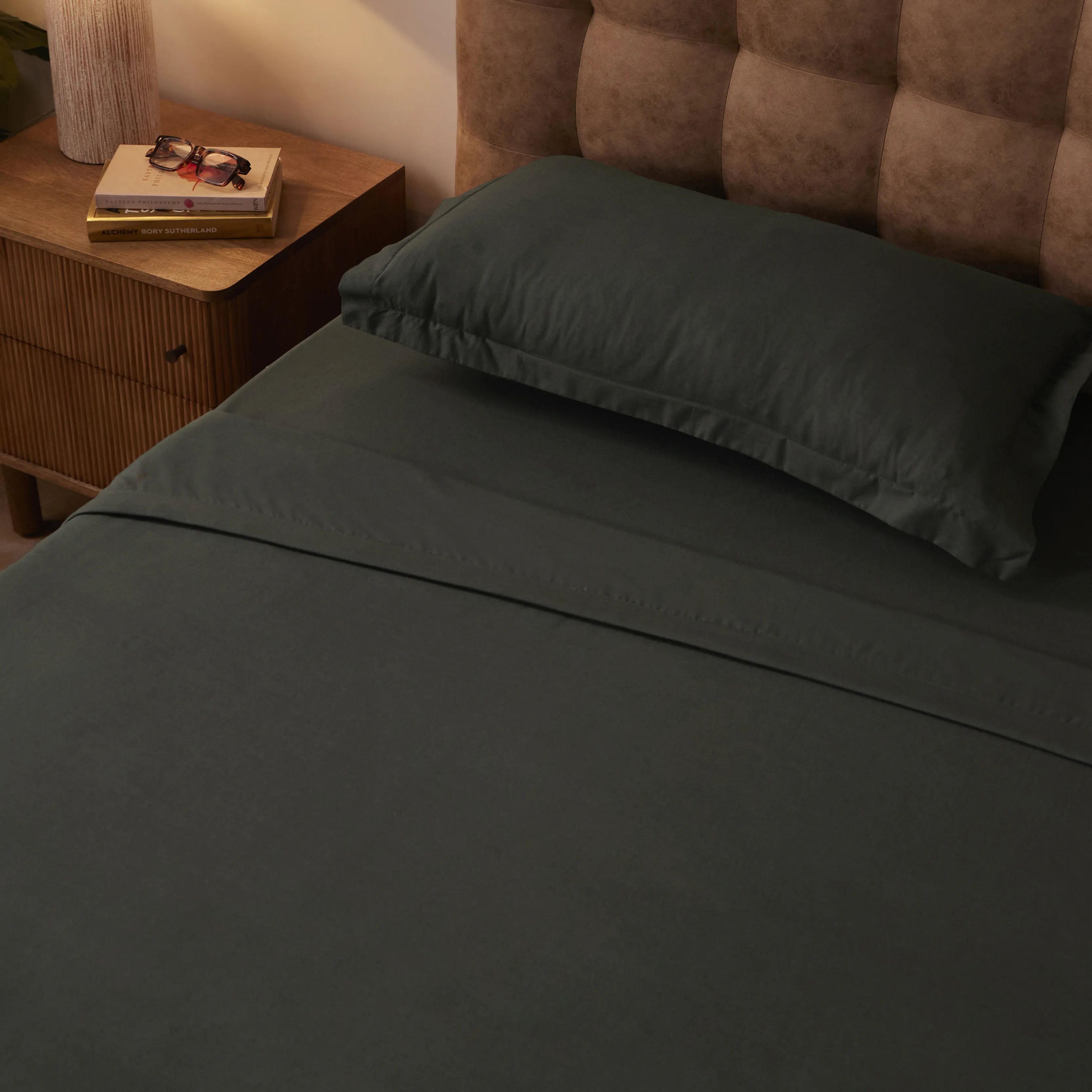 Paleto | Everyday Hues Cotton Solid Dyed Dohar with Super Soft Flannel Layering-Dark Grey