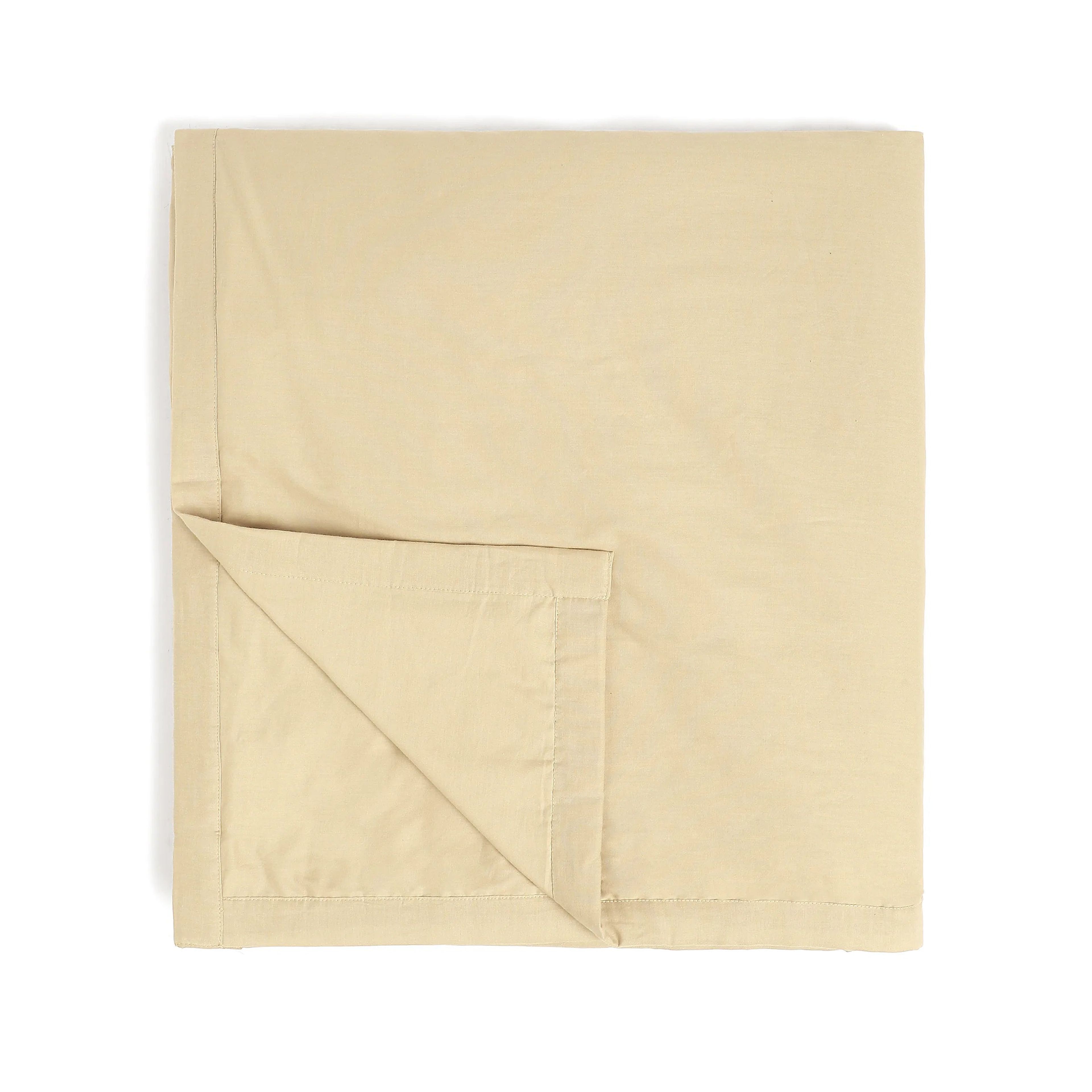 Paleto | Everyday Hues Cotton Solid Dyed Dohar with Super Soft Flannel Layering-Beige