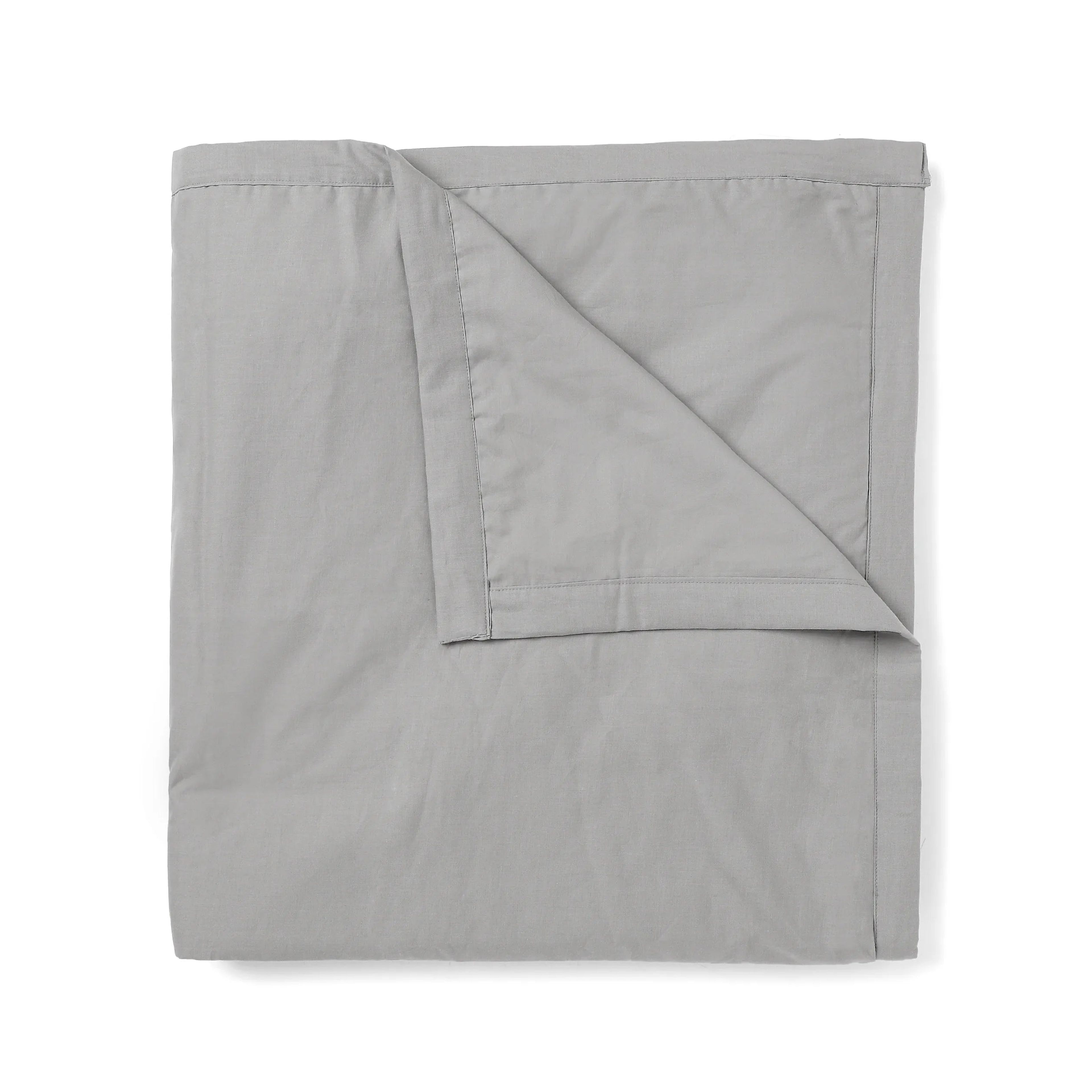 Paleto | Everyday Hues Cotton Solid Dyed Dohar with Super Soft Flannel Layering-Grey