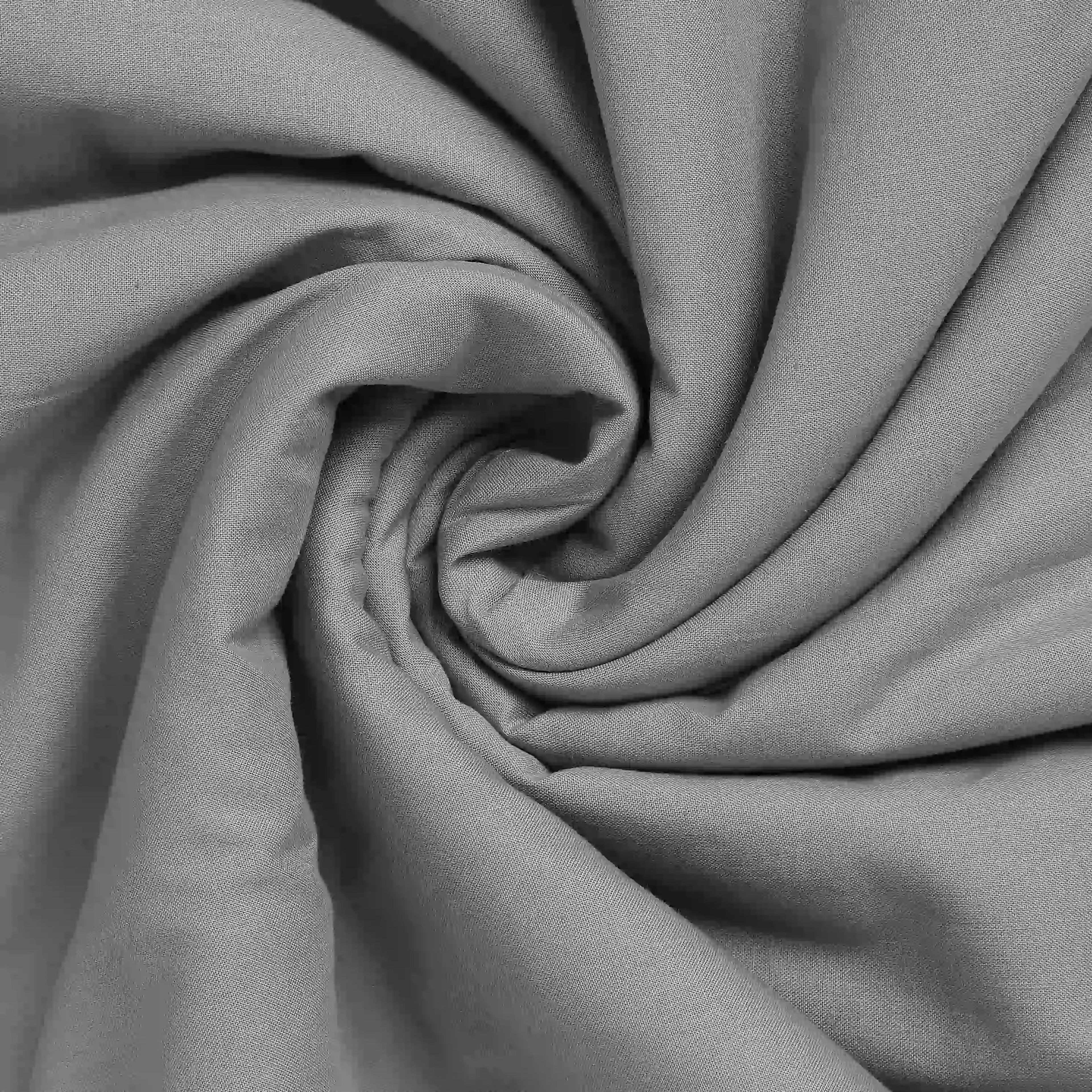 Paleto | Everyday Hues Cotton Solid Dyed Dohar with Super Soft Flannel Layering-Grey