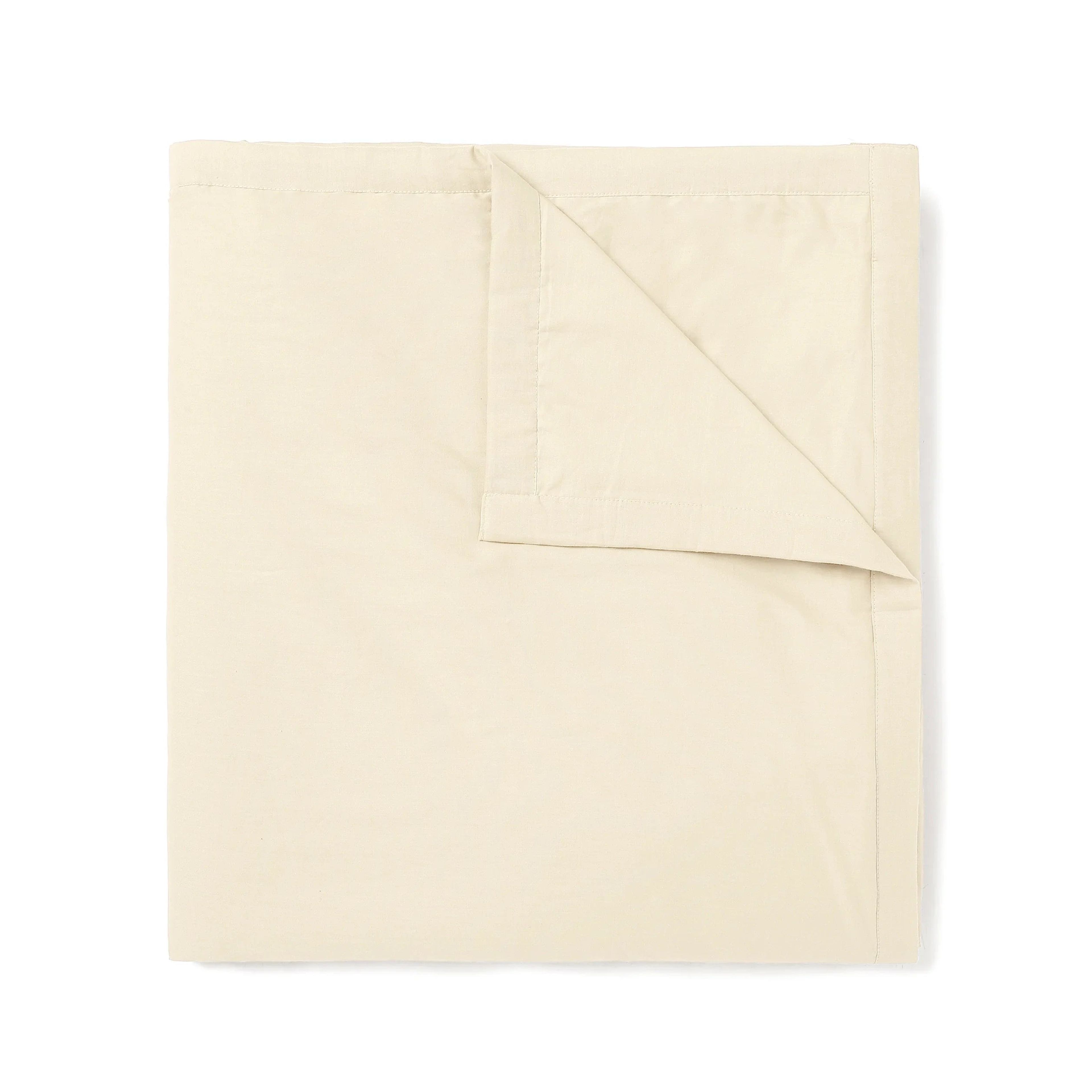 Paleto | Everyday Hues Cotton Solid Dyed Dohar with Super Soft Flannel Layering-Ivory