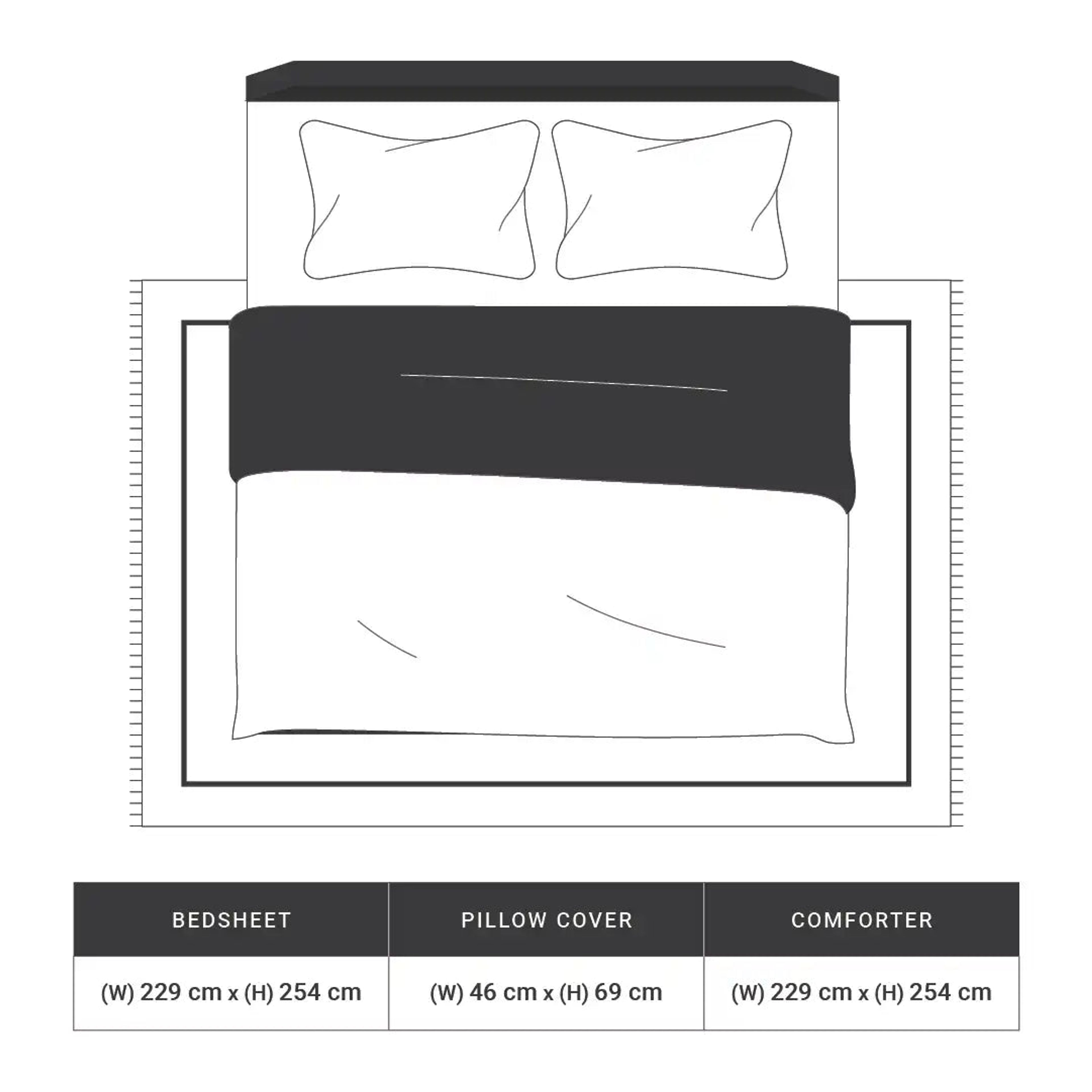 Chippa Lane | Contemporary Indian Print Design Coordinated Bedding Set | Set of Bedsheet & Comforter-Indian Sage