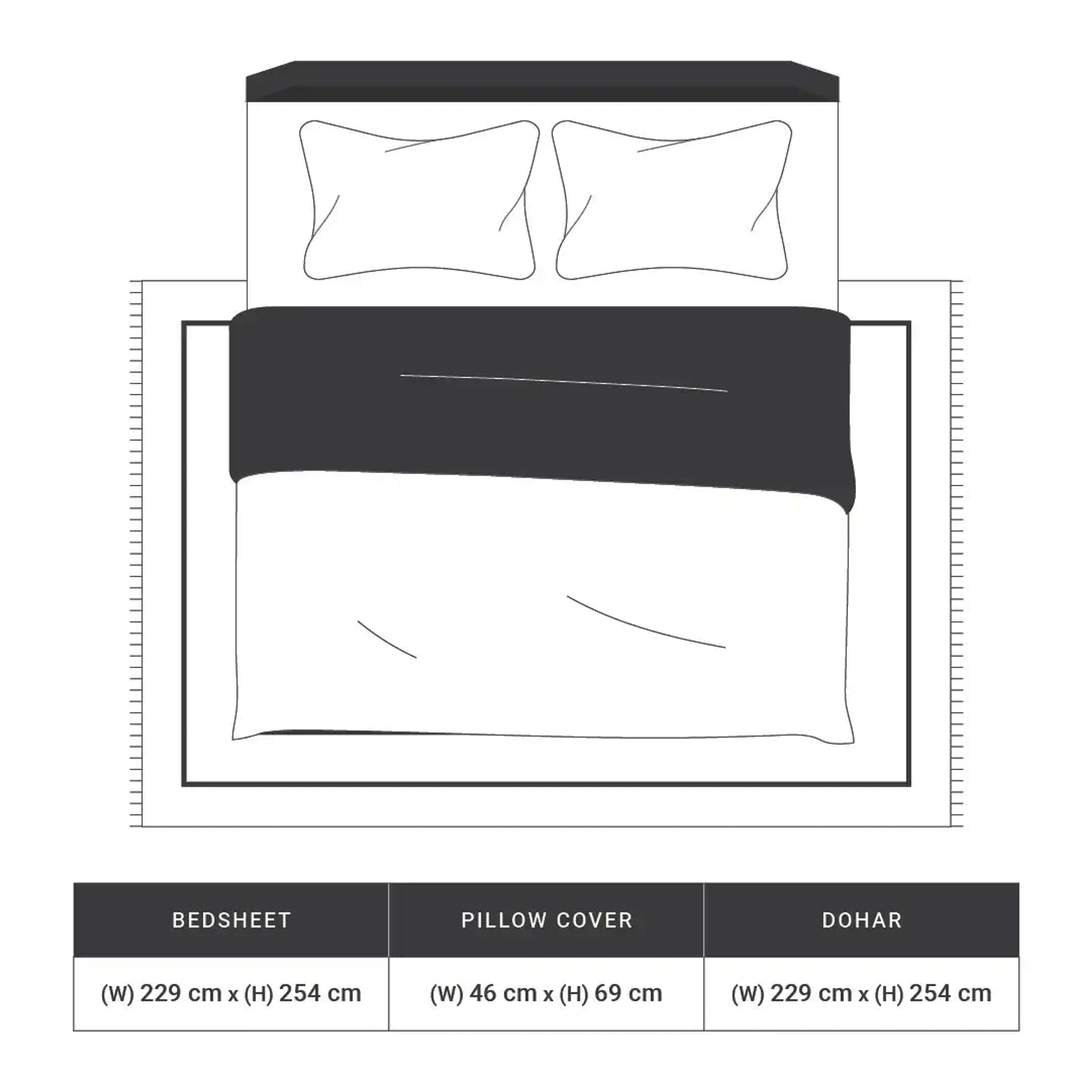 Chippa Lane | Contemporary Indian Print Design Coordinated Bedding Set | Set of Bedsheet & Dohar-Red