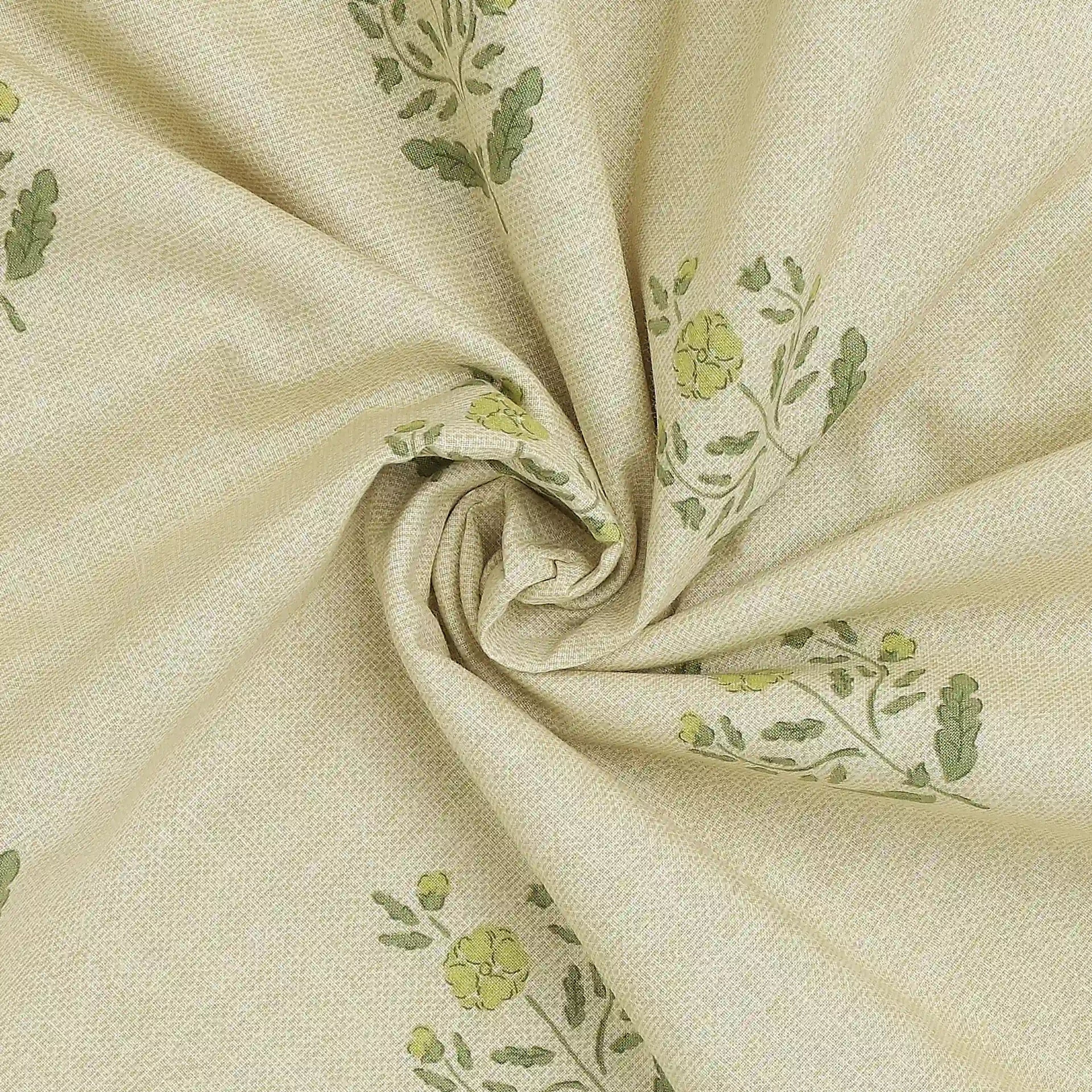 Chippa Lane | Contemporary Indian Print Design Reversible Dohar with Super Soft Flannel Layering-Indian Moss