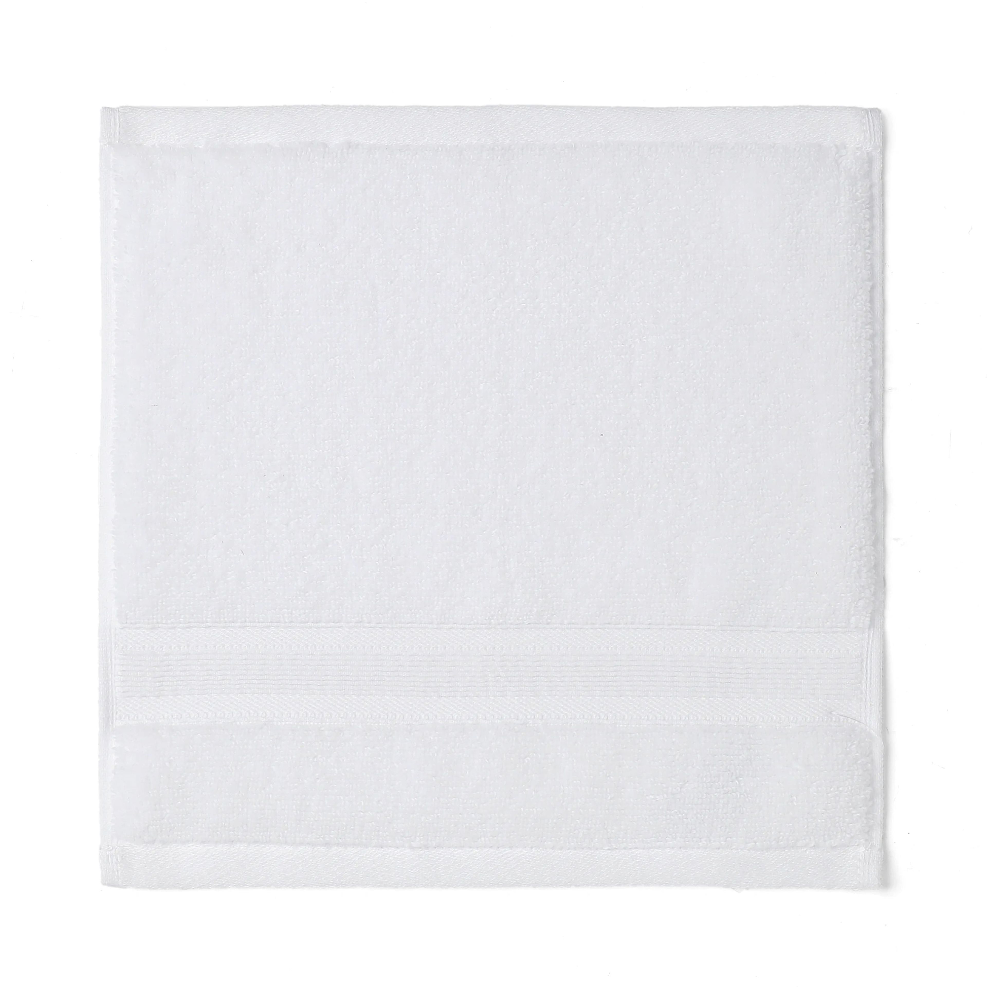 Pelushe | Super Absorbent & Luxurious Zero Twist Cotton Terry Face Towels | Set of 4