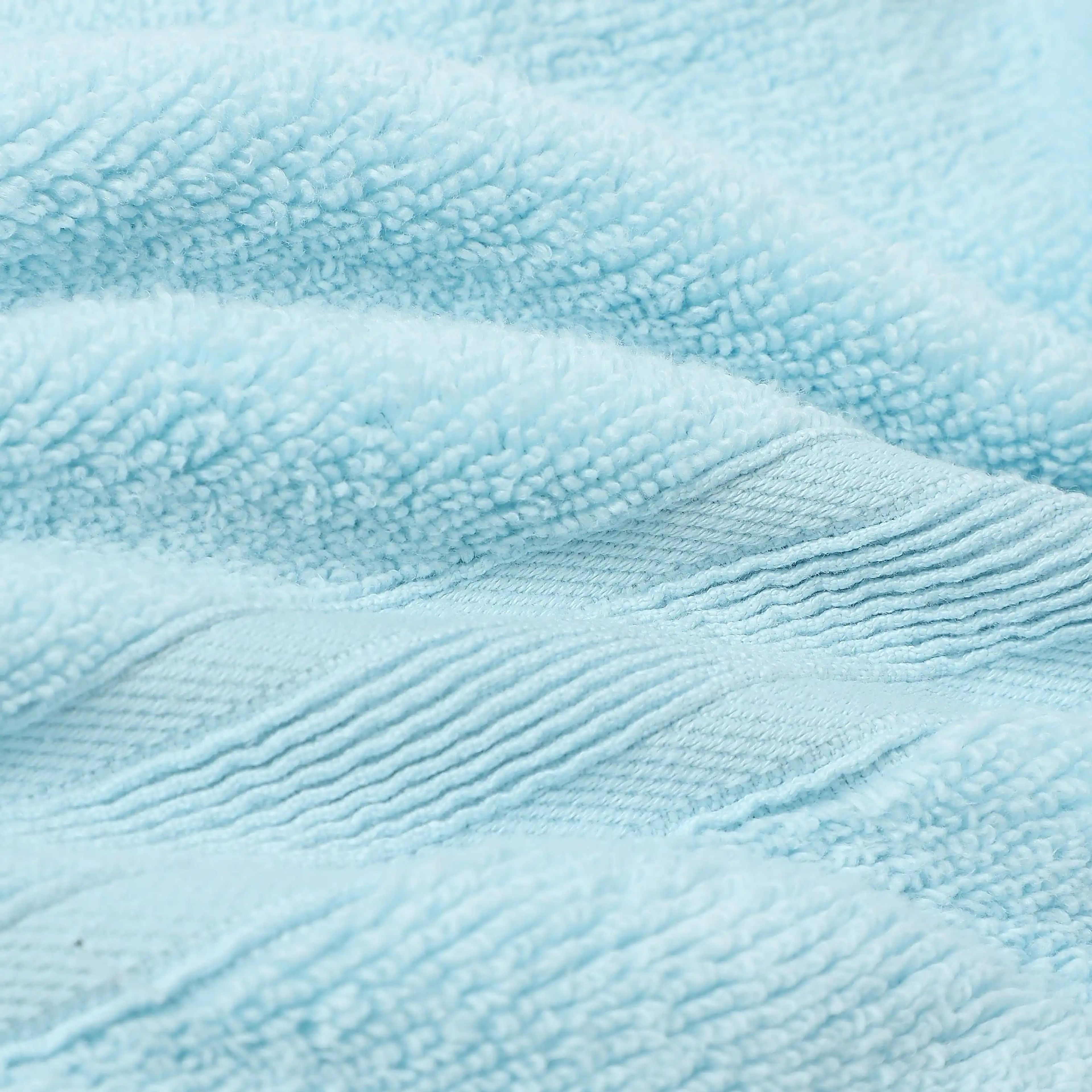 Pelushe | Super Absorbent & Luxurious Zero Twist Cotton Terry Face Towels | Set of 4