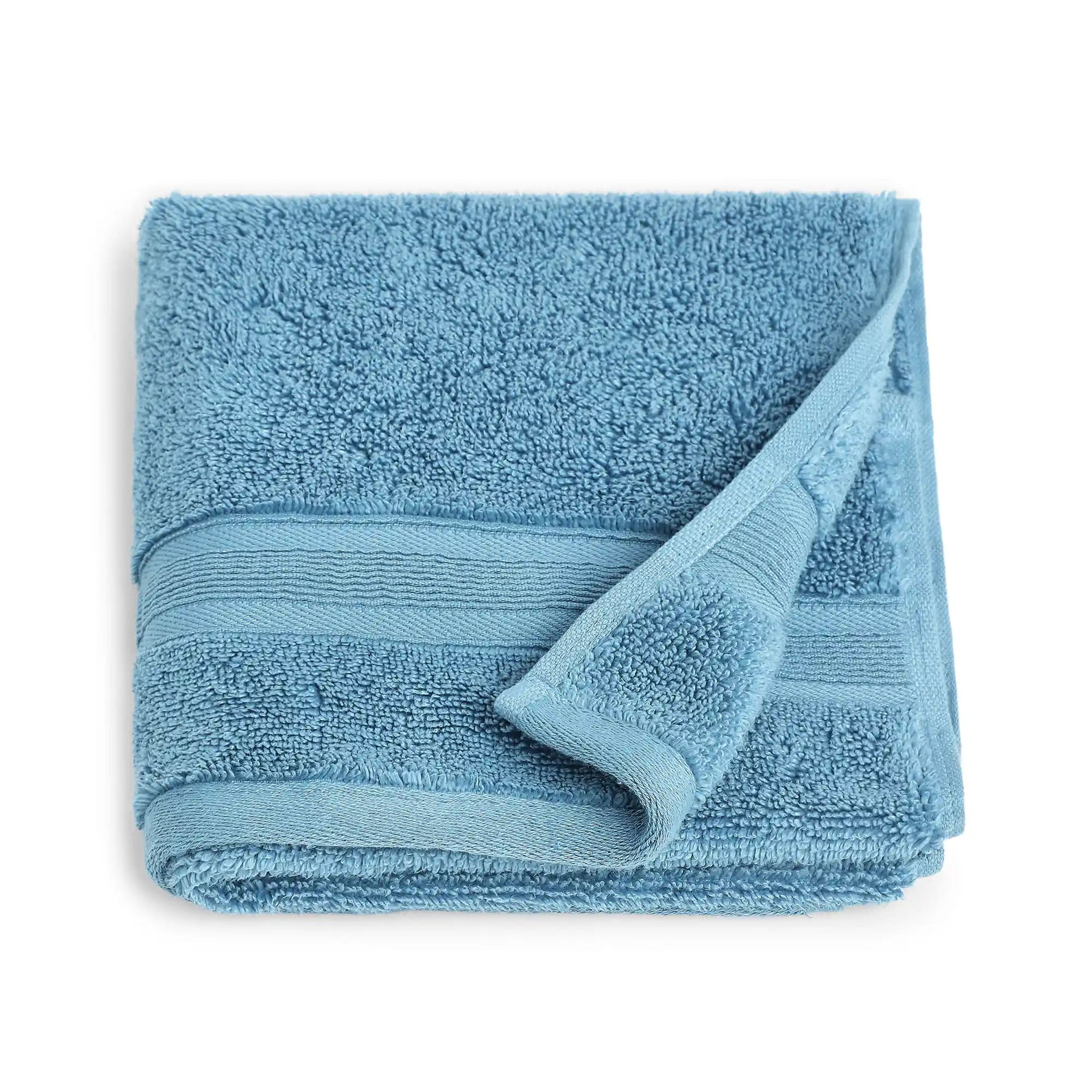 Pelushe | Super Absorbent & Luxurious Zero Twist Cotton Terry Hand Towels | Set of 2