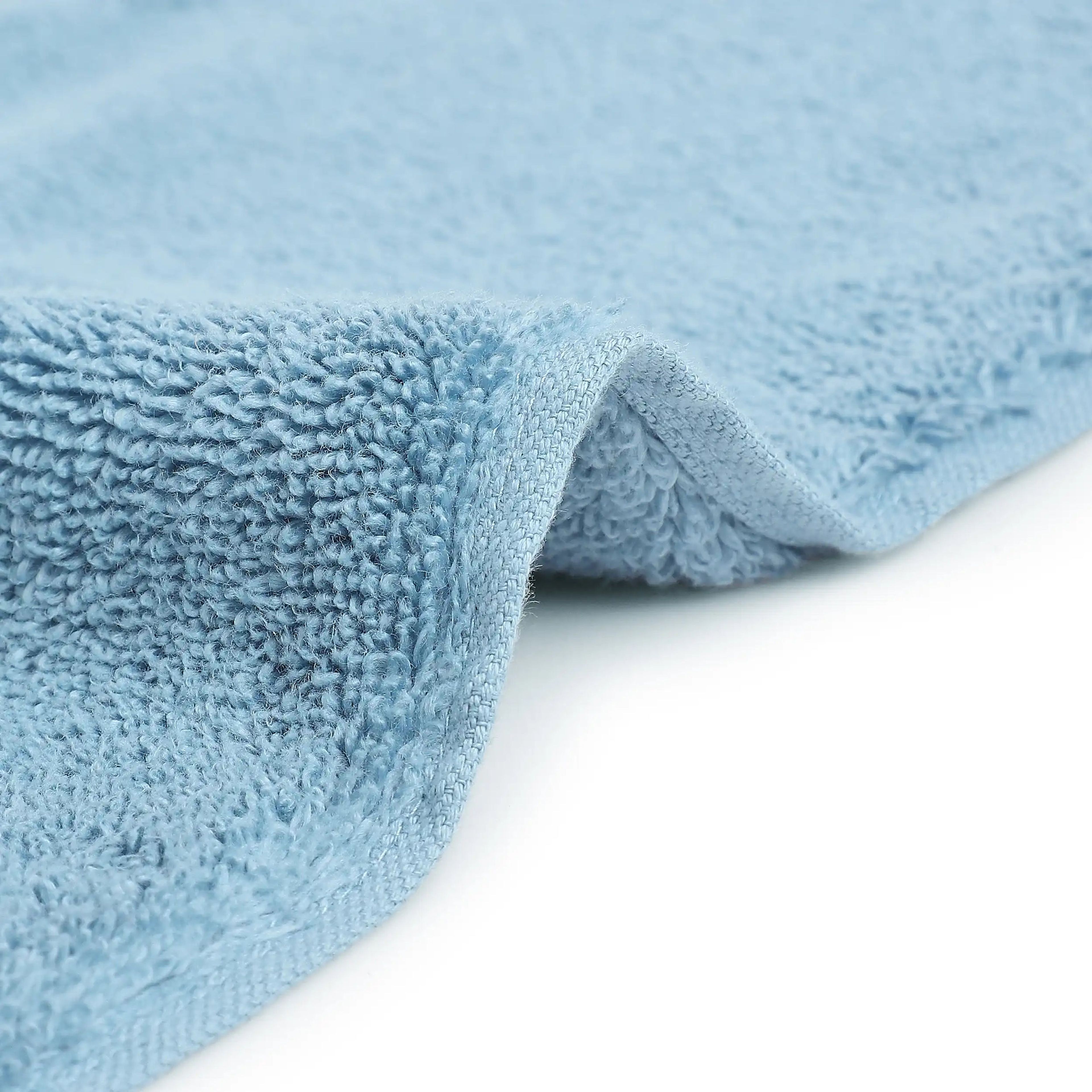 Pelushe | Super Absorbent & Luxurious Zero Twist Cotton Terry Hand Towels | Set of 2