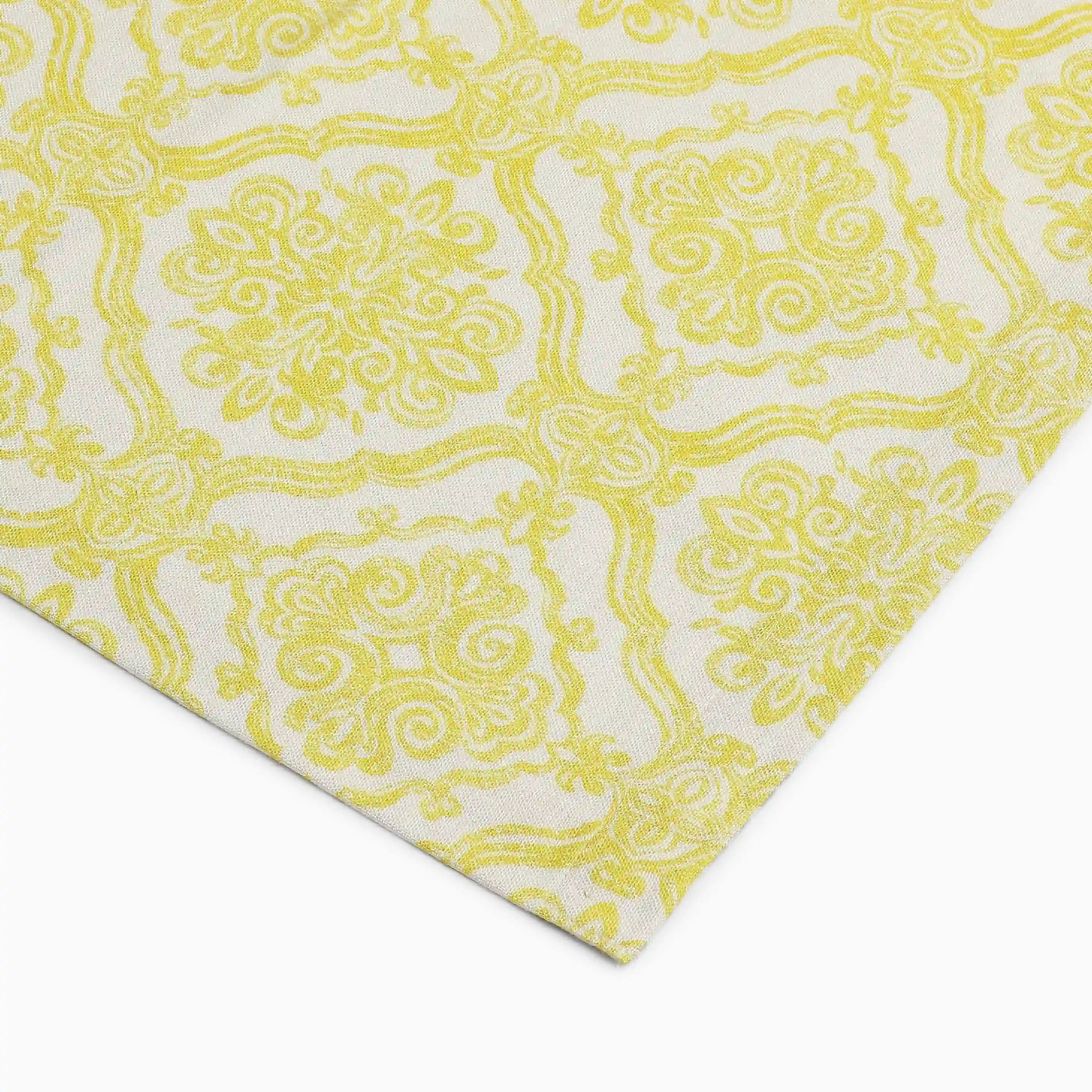 Nonna's Home | Tuscan Inspired Printed Soft & Absorbent Cotton Table Napkins | Set of 4 & 6