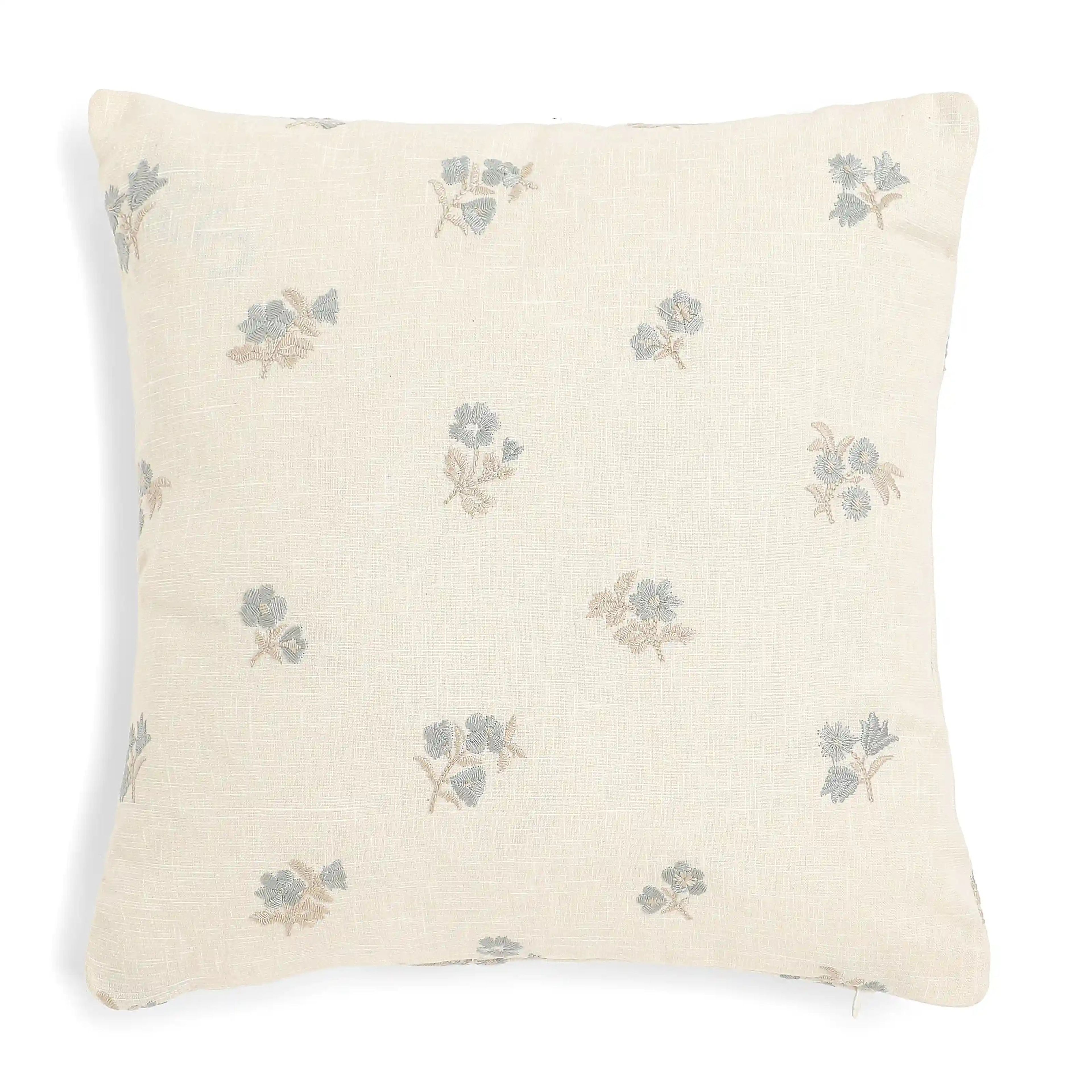 Vissencia Embroidered Cushion Cover | Threaded Petals