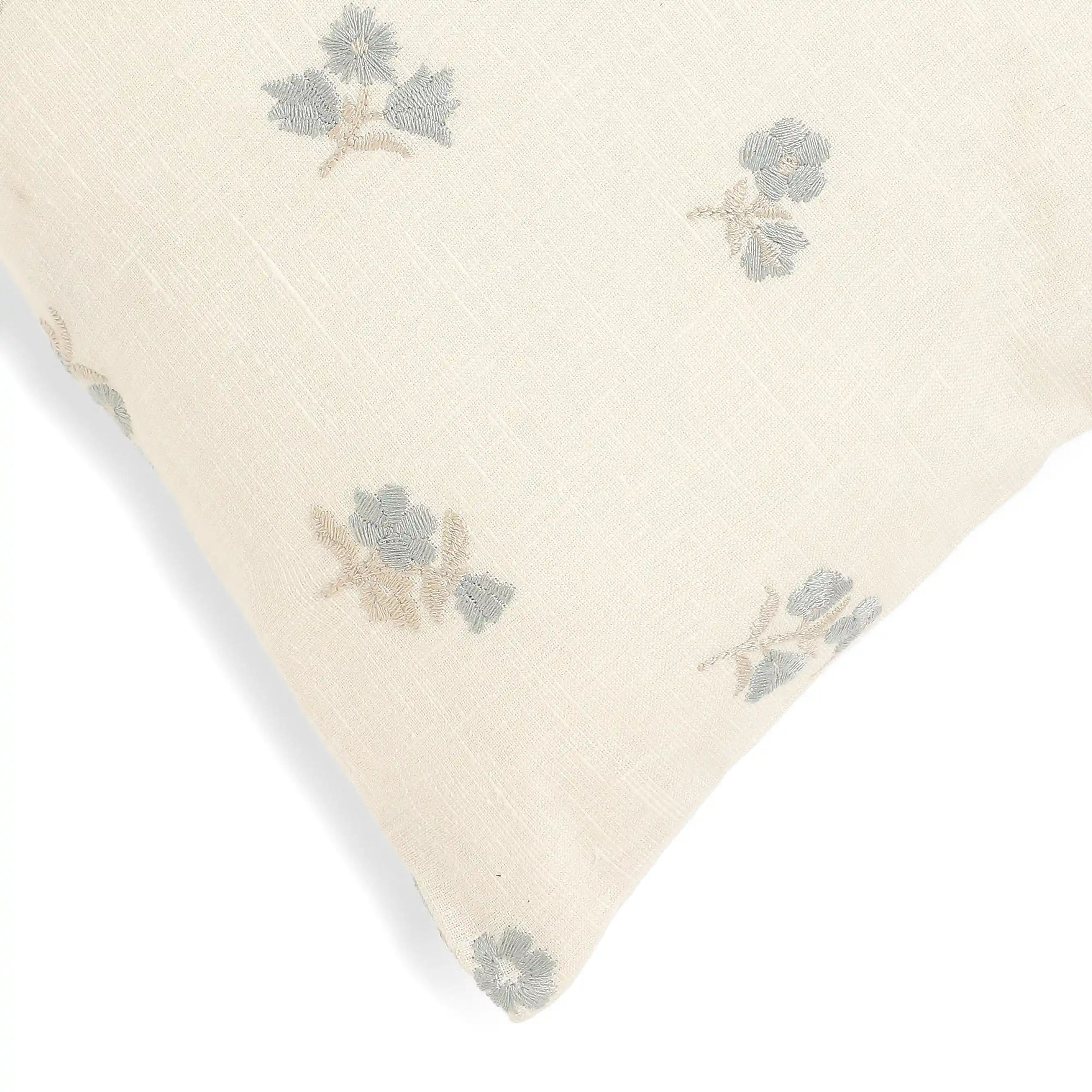 Vissencia Embroidered Cushion Cover | Threaded Petals
