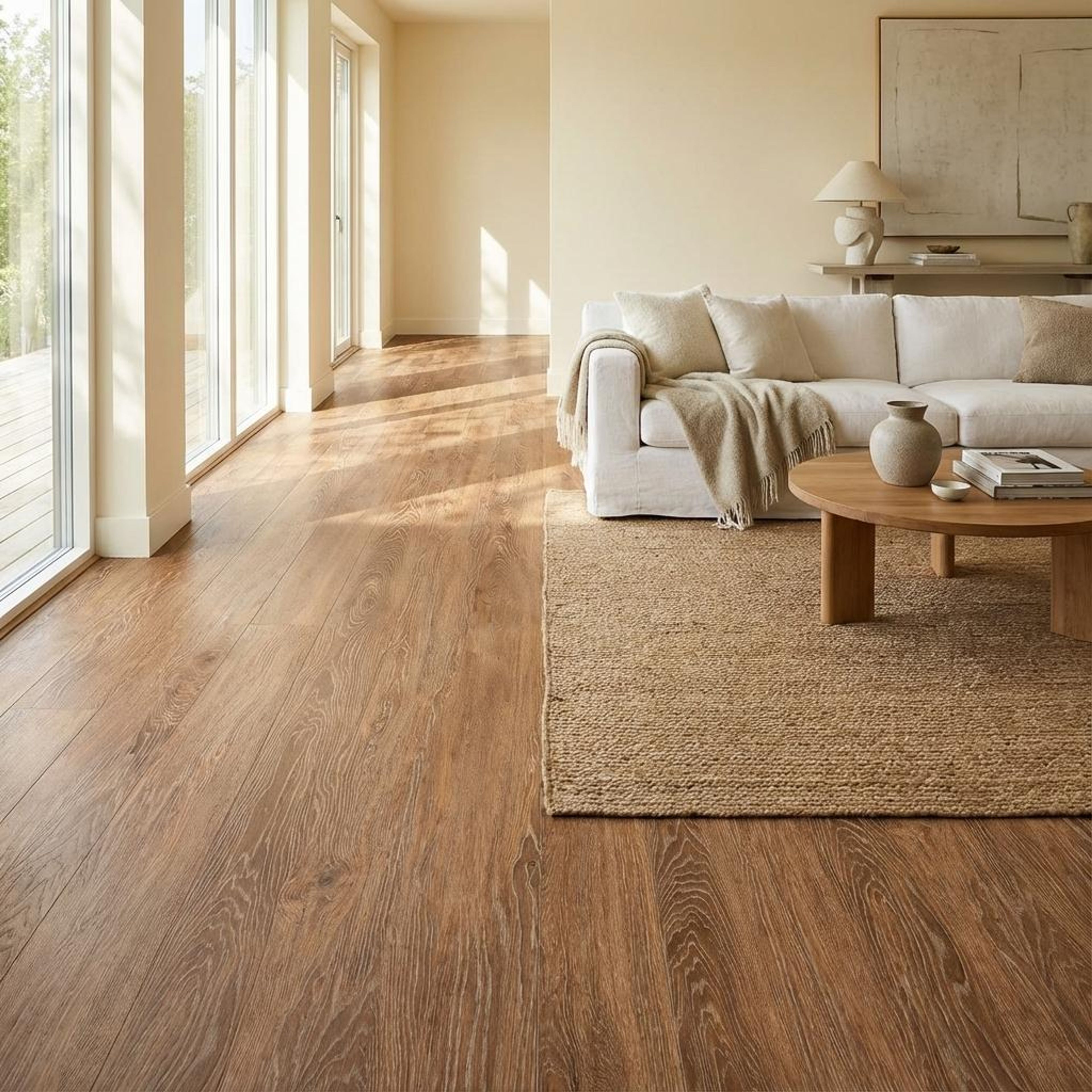 Teak Honey Plank, Dark Brown, Wood, Tiles - Vitrified - Full Body, 4 x 2 ft, 9 mm