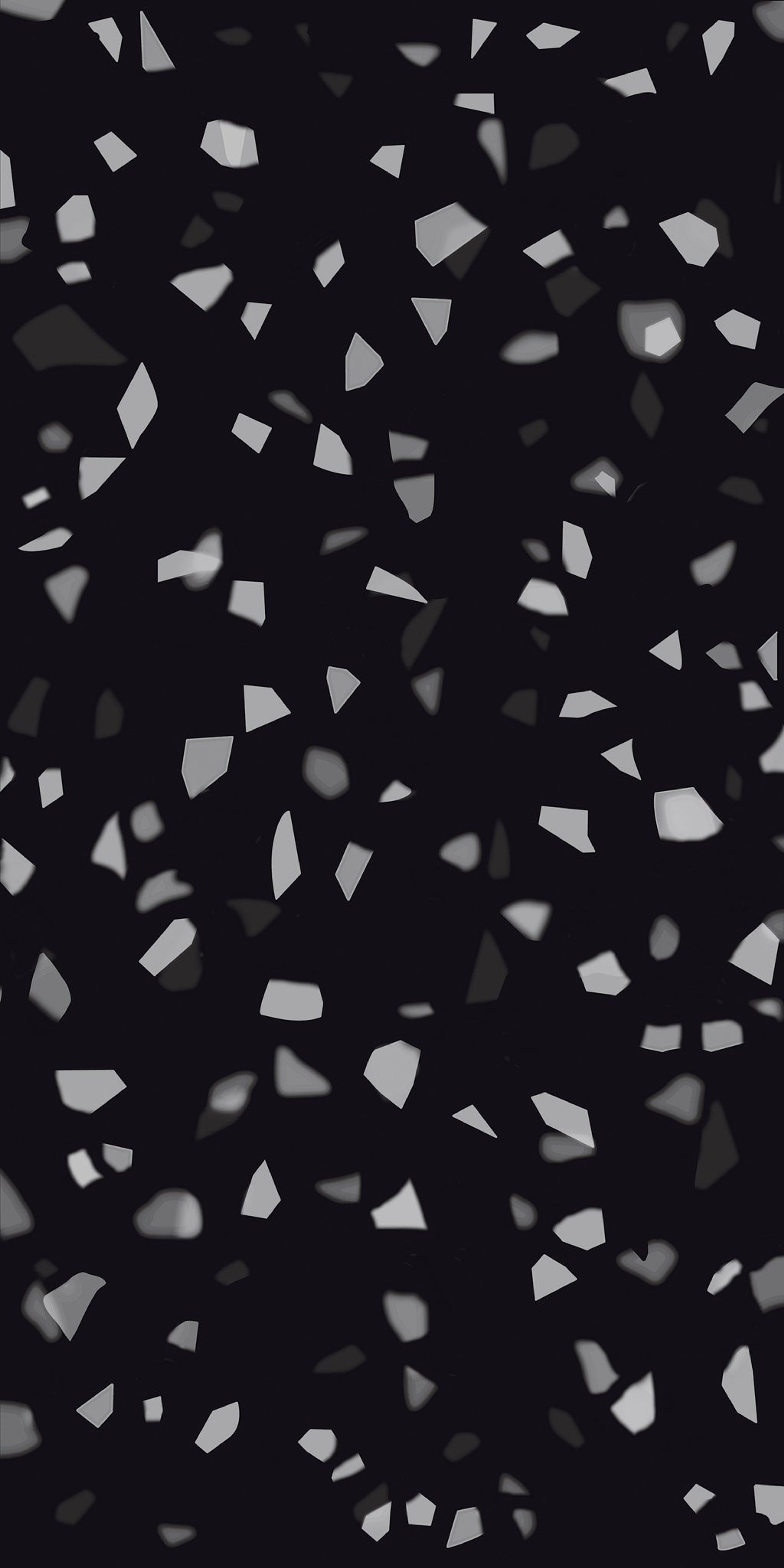 Venetian Bold Sterling, Black, Terrazzo, Tiles - Vitrified - Full Body, 4 x 2 ft, 9 mm