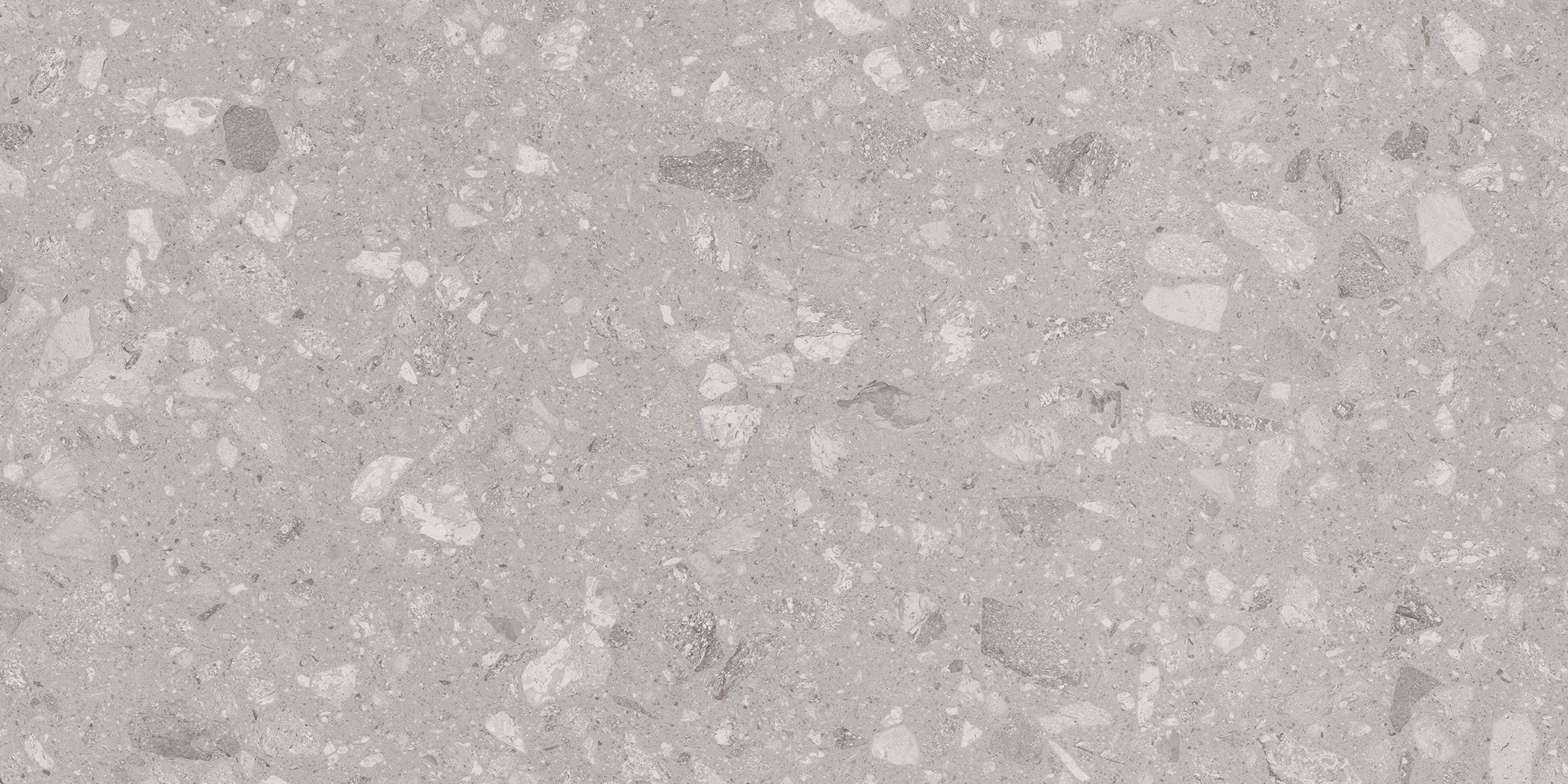 Venetian Fine Sterling, Light Brown, Terrazzo, Tiles - Vitrified - Full Body, 4 x 2 ft, 9 mm