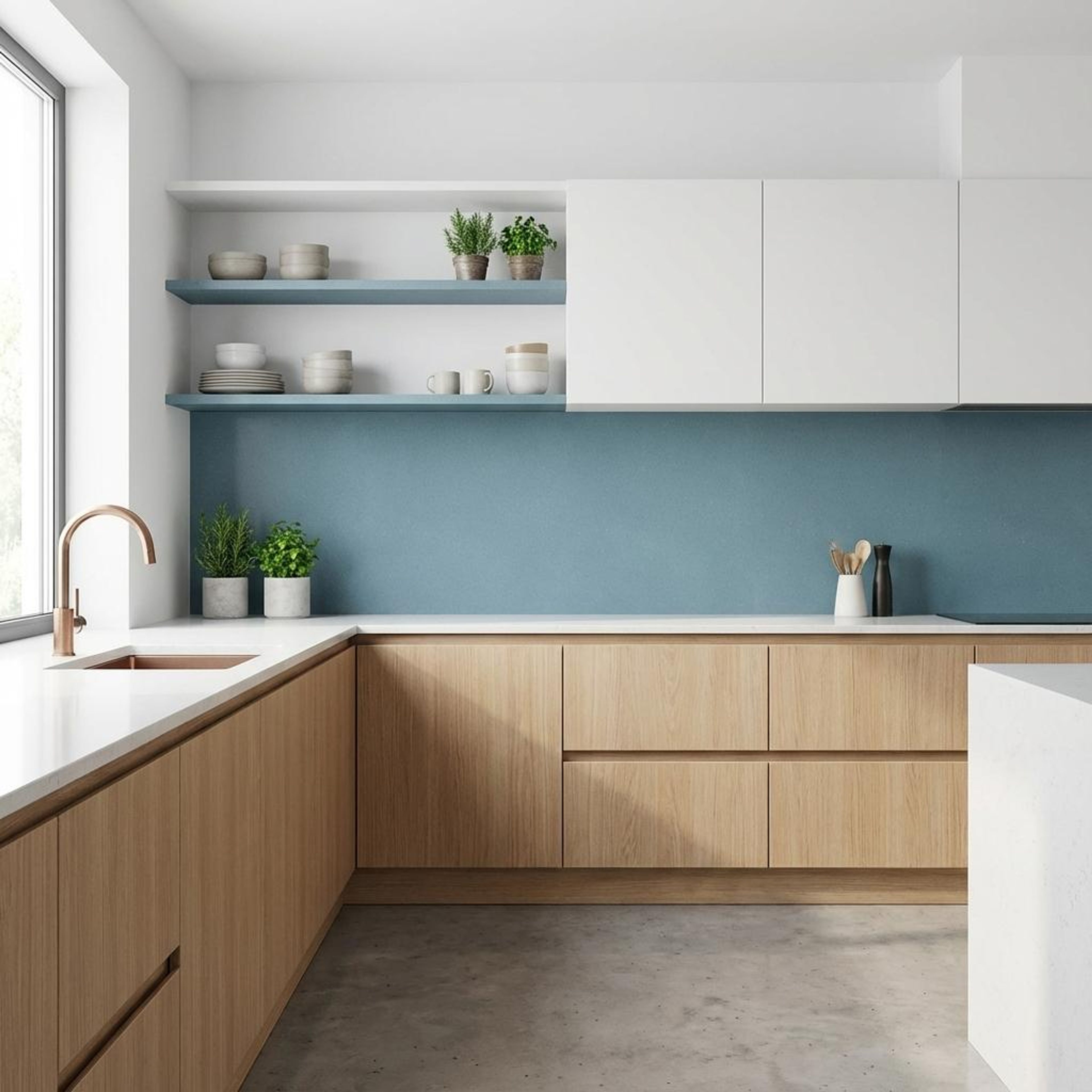 Deep Sapphire, Ocean Green, Plain, Tiles - Vitrified - Full Body, 1 x 1 ft, 10 mm