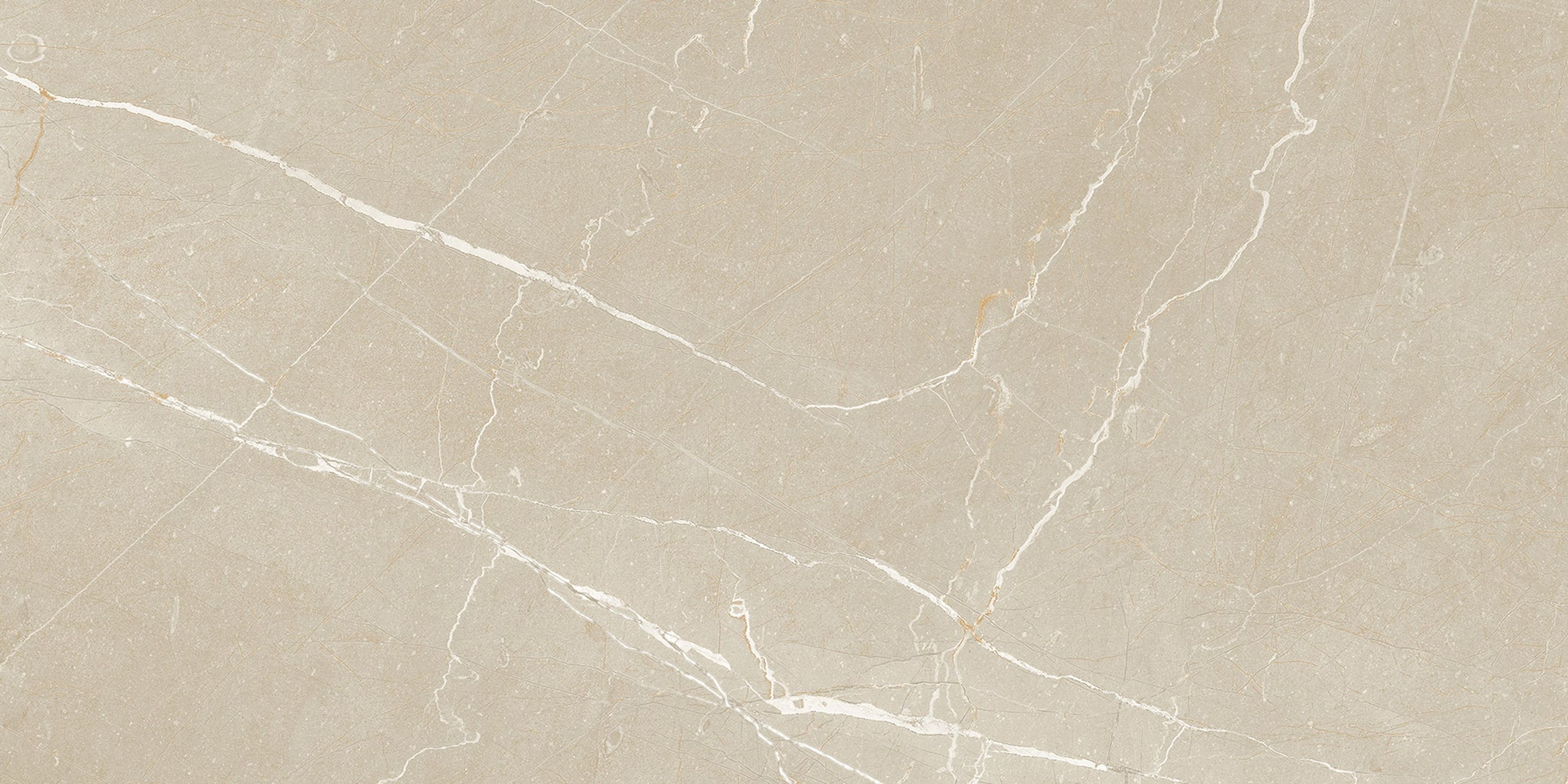 Sovereign Crème Marble, Khakhi Green, Marble, Tiles - Vitrified - Full Body, 2 x 1 ft, 9 mm
