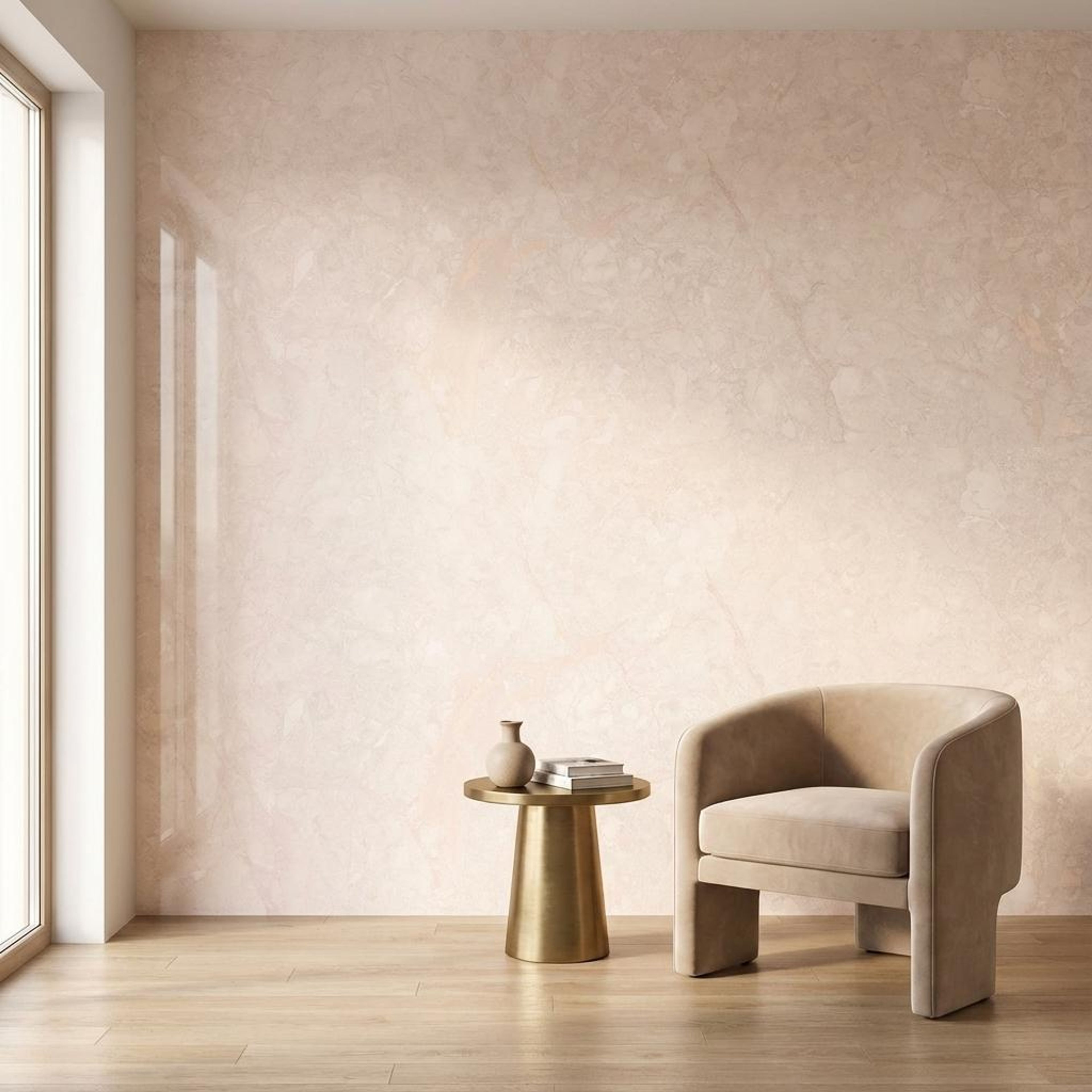 Imperial Pearl Marble, Pink, Marble, Tiles - Vitrified - Full Body, 2 x 1 ft, 9 mm