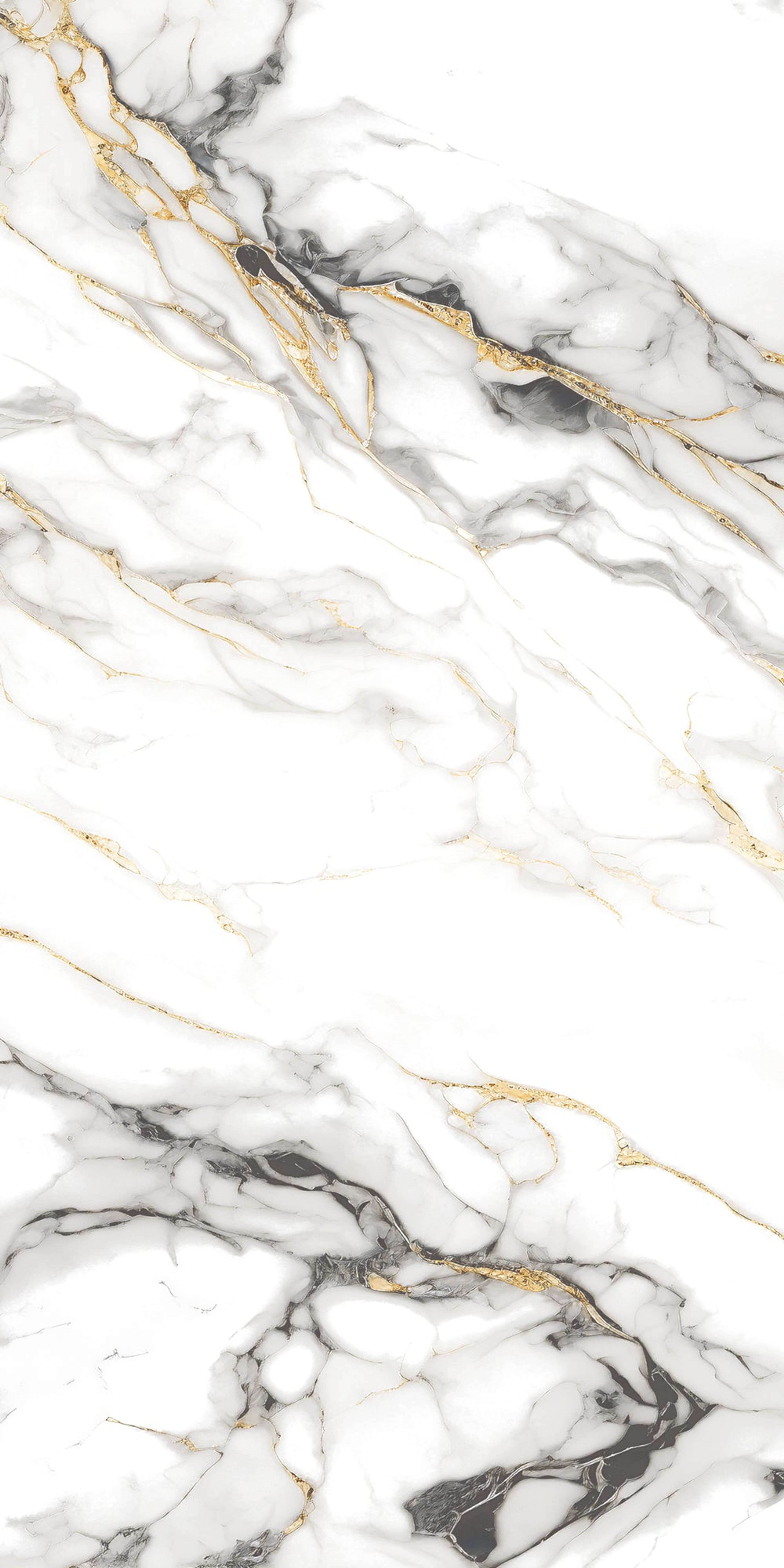Imperial Pearl Marble, Gold & White, Marble, Tiles - Ceramic, 4 x 2 ft, 8.5 mm