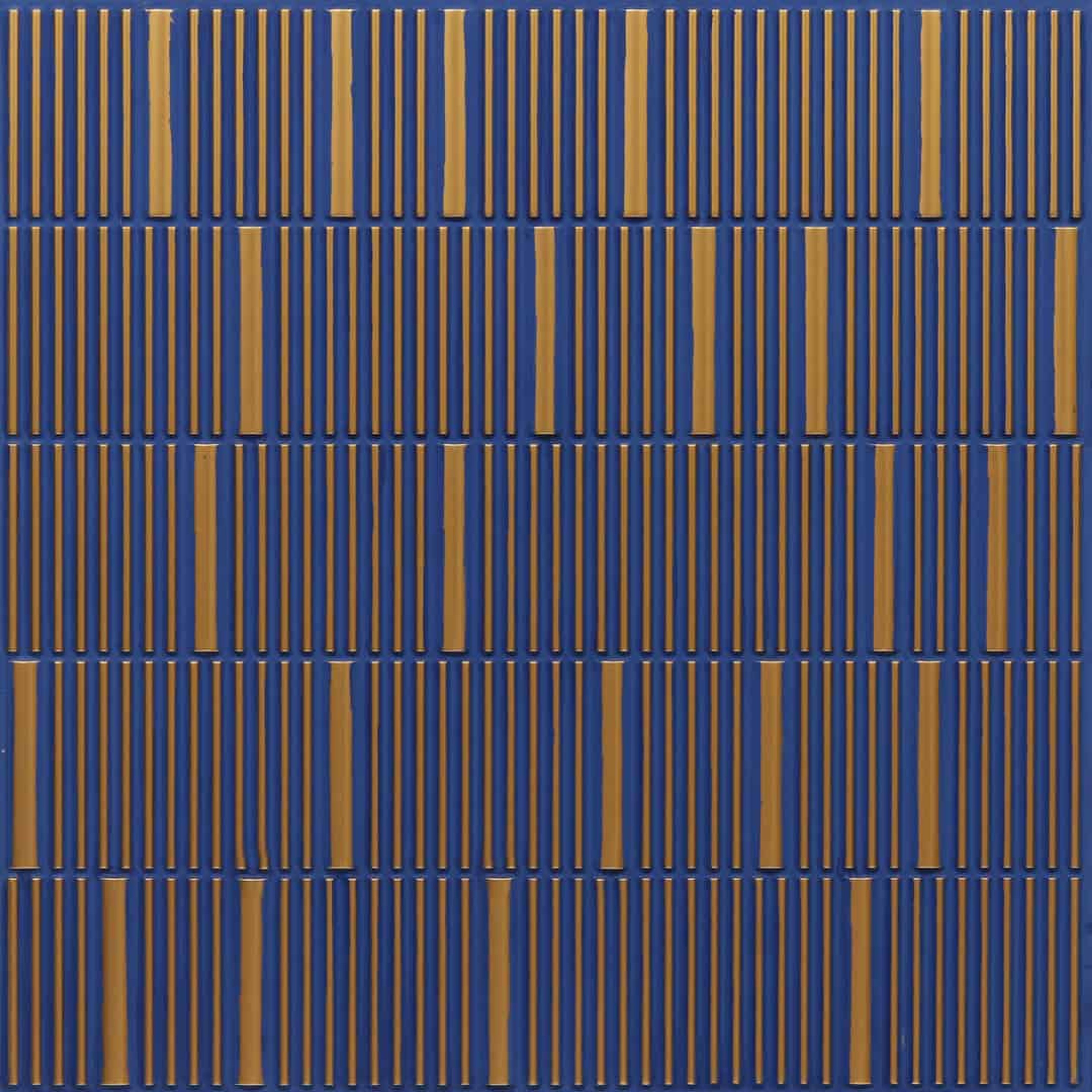 Canvas Golden Swan - Greek Geometric - Gold, Yellow - Decorative Ceiling Panel - 2 ft x 2 ft