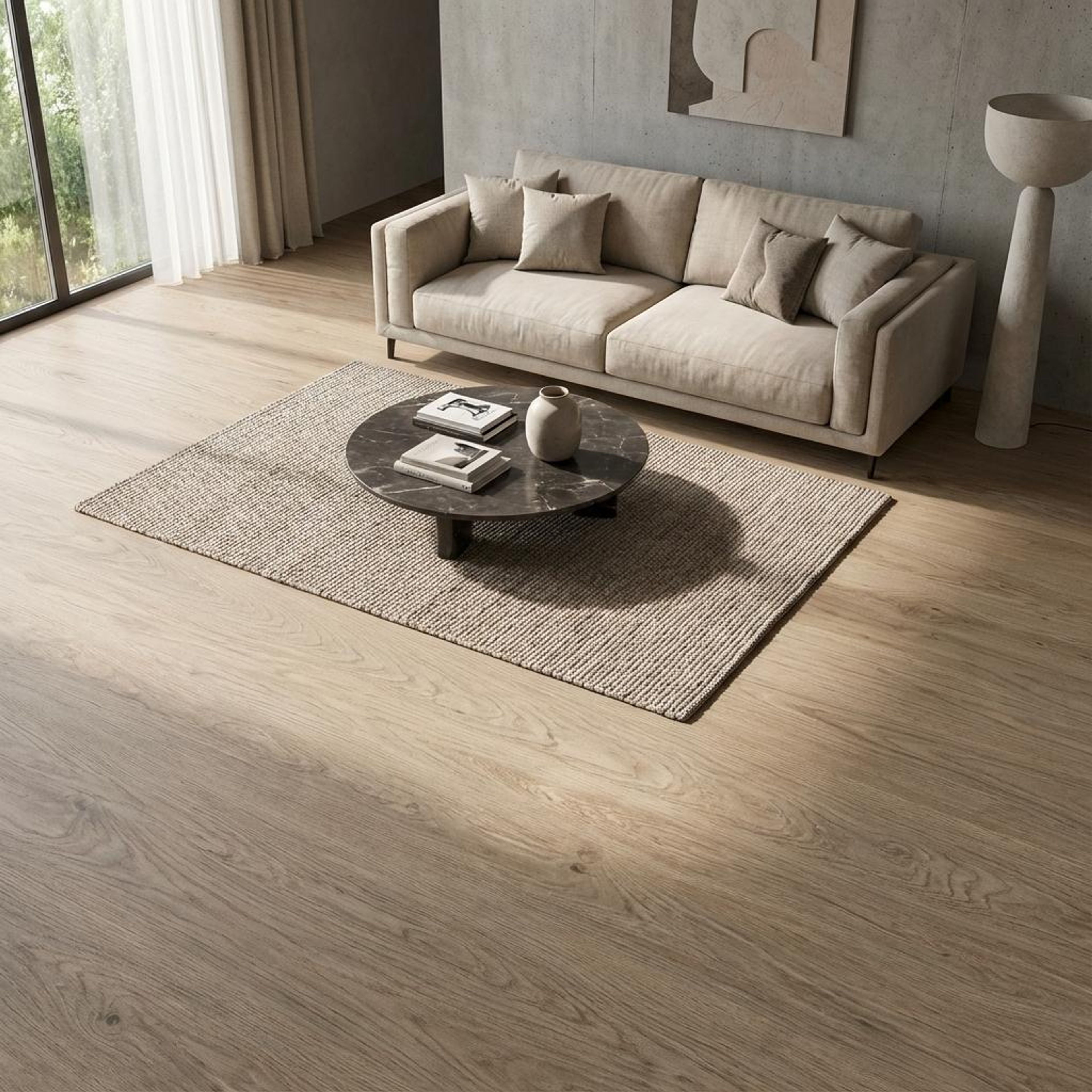 Fresno Moka Wood Plank, Dark Brown, Wood, Tiles - Vitrified - Full Body, 4 x 2 ft, 9 mm