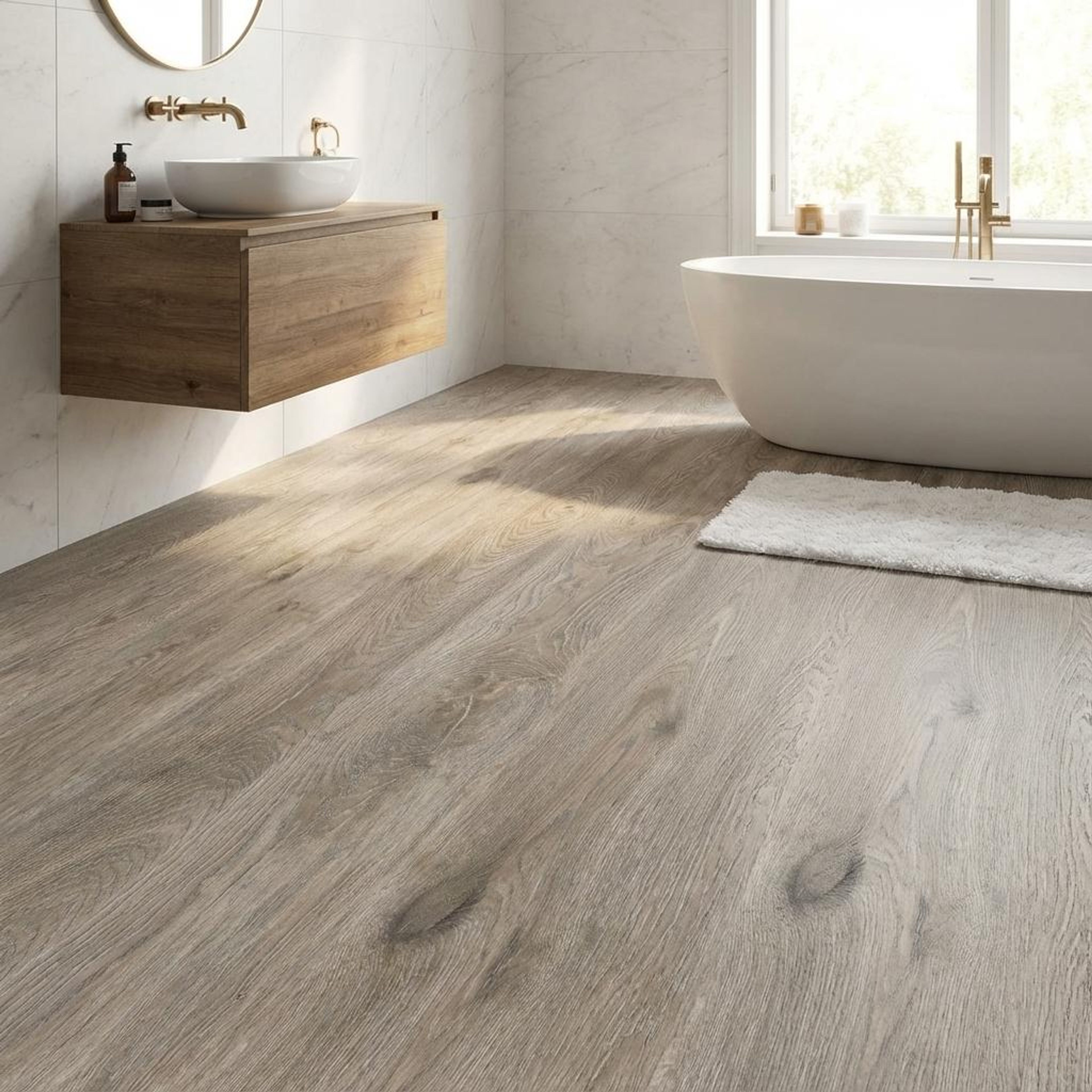 Ash Driftwood Plank, Medium Grey, Wood, Tiles - Vitrified - Full Body, 4 x 2 ft, 9 mm