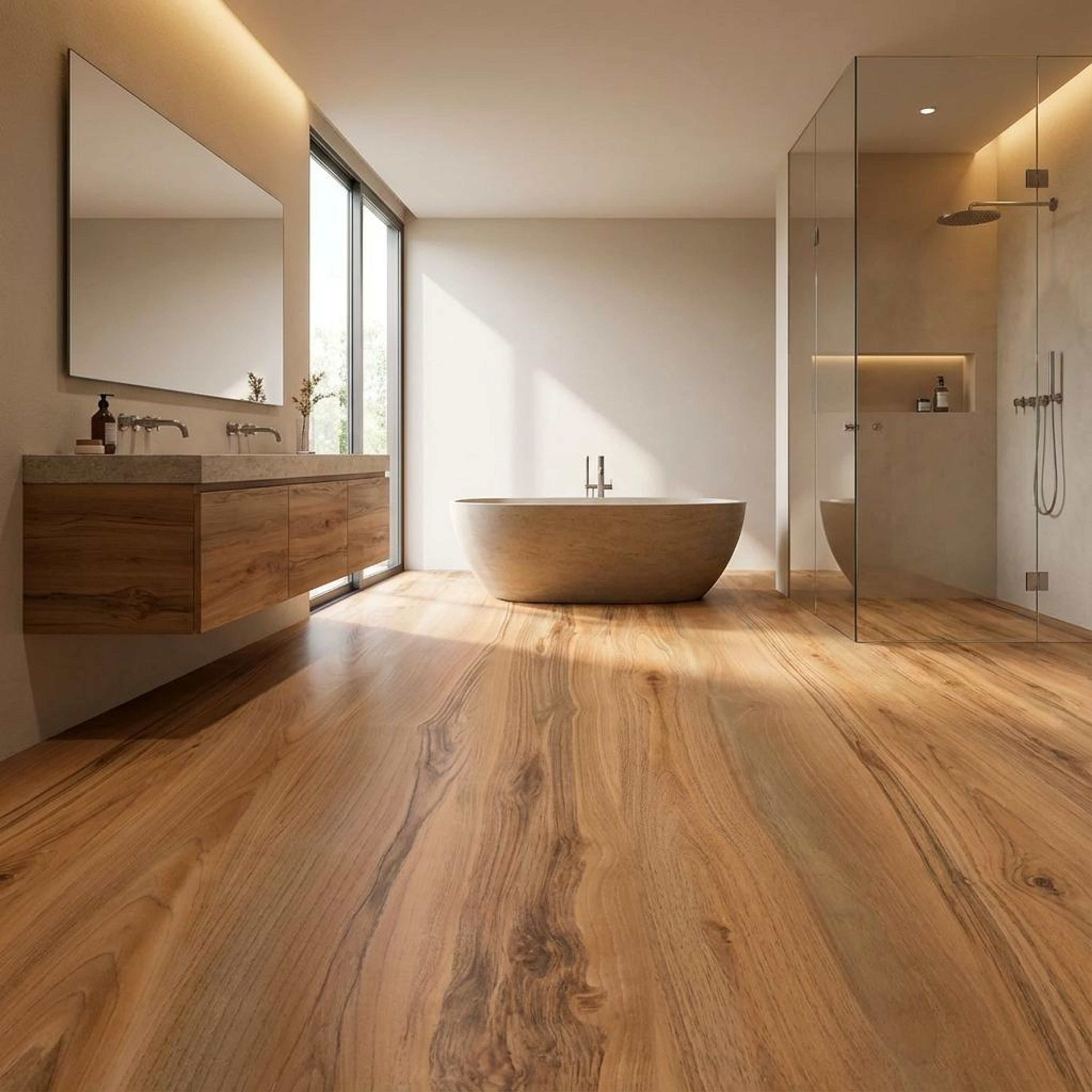 Balboa Mehogany Wood Plank, Dark Brown, Wood, Tiles - Vitrified - Full Body, 4 x 2 ft, 9 mm