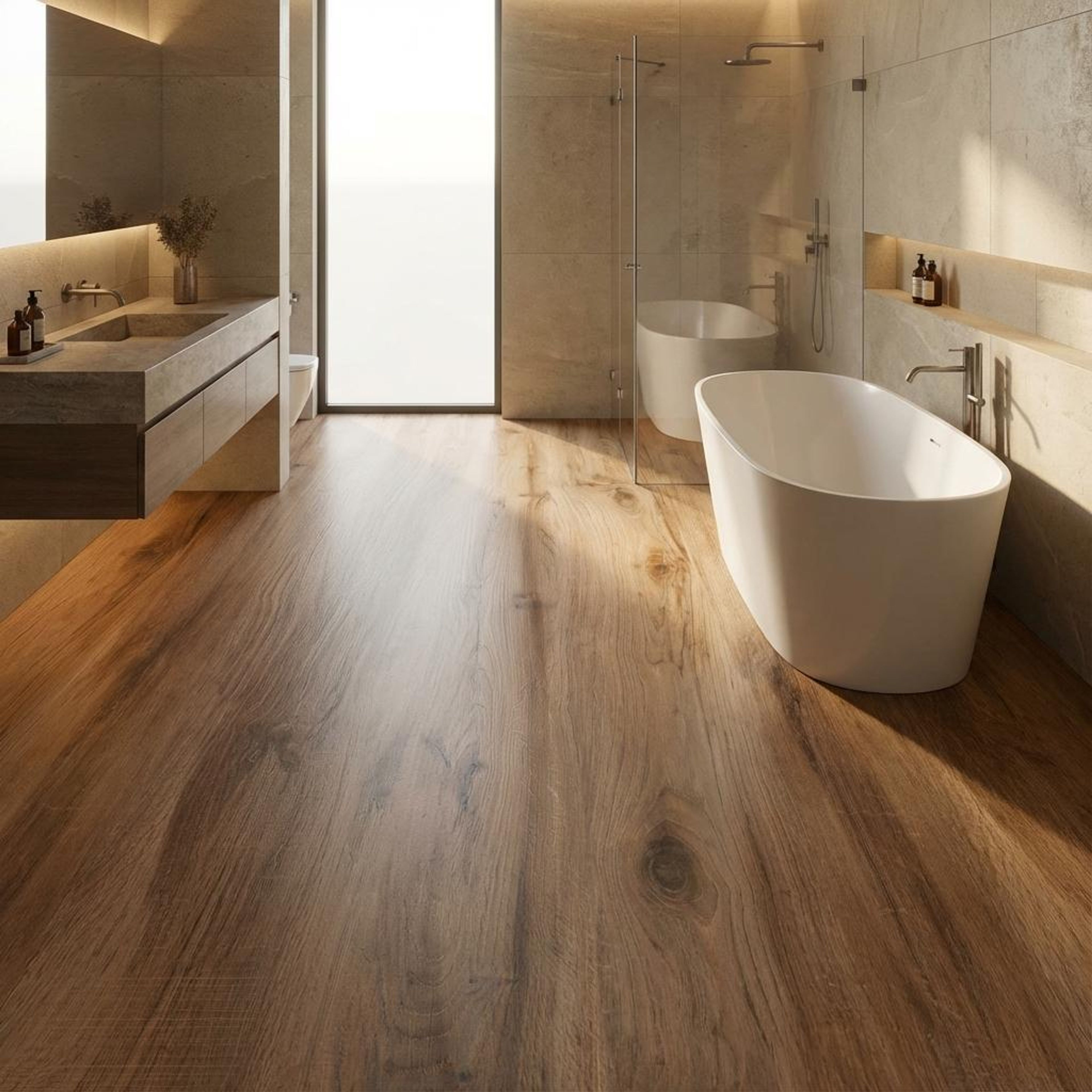 Pine Honey Plank, Dark Brown, Wood, Tiles - Vitrified - Full Body, 4 x 2 ft, 9 mm