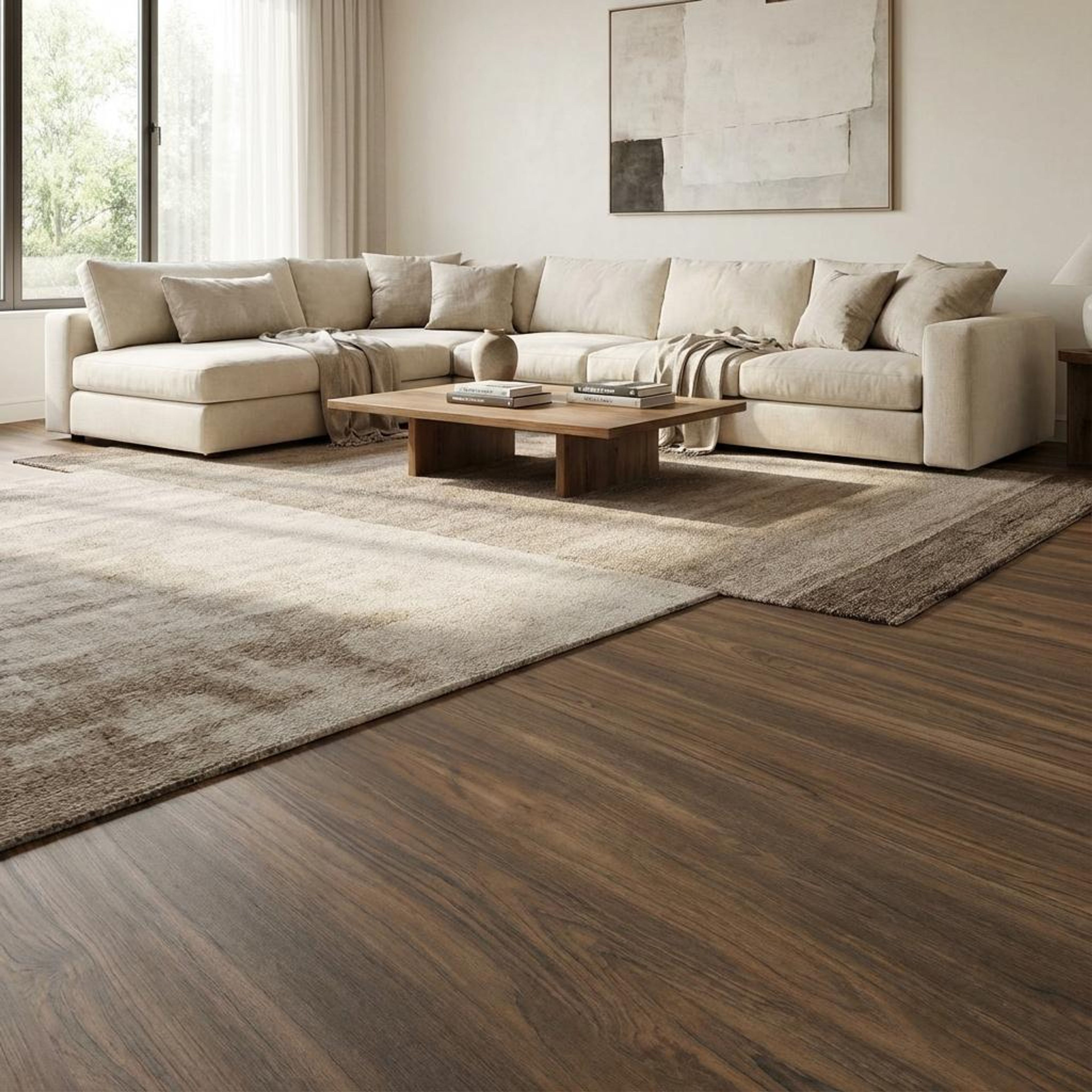 Historic Kiwi Wood Plank, Dark Brown, Wood, Tiles - Vitrified - Full Body, 4 x 0.6 ft, 9 mm