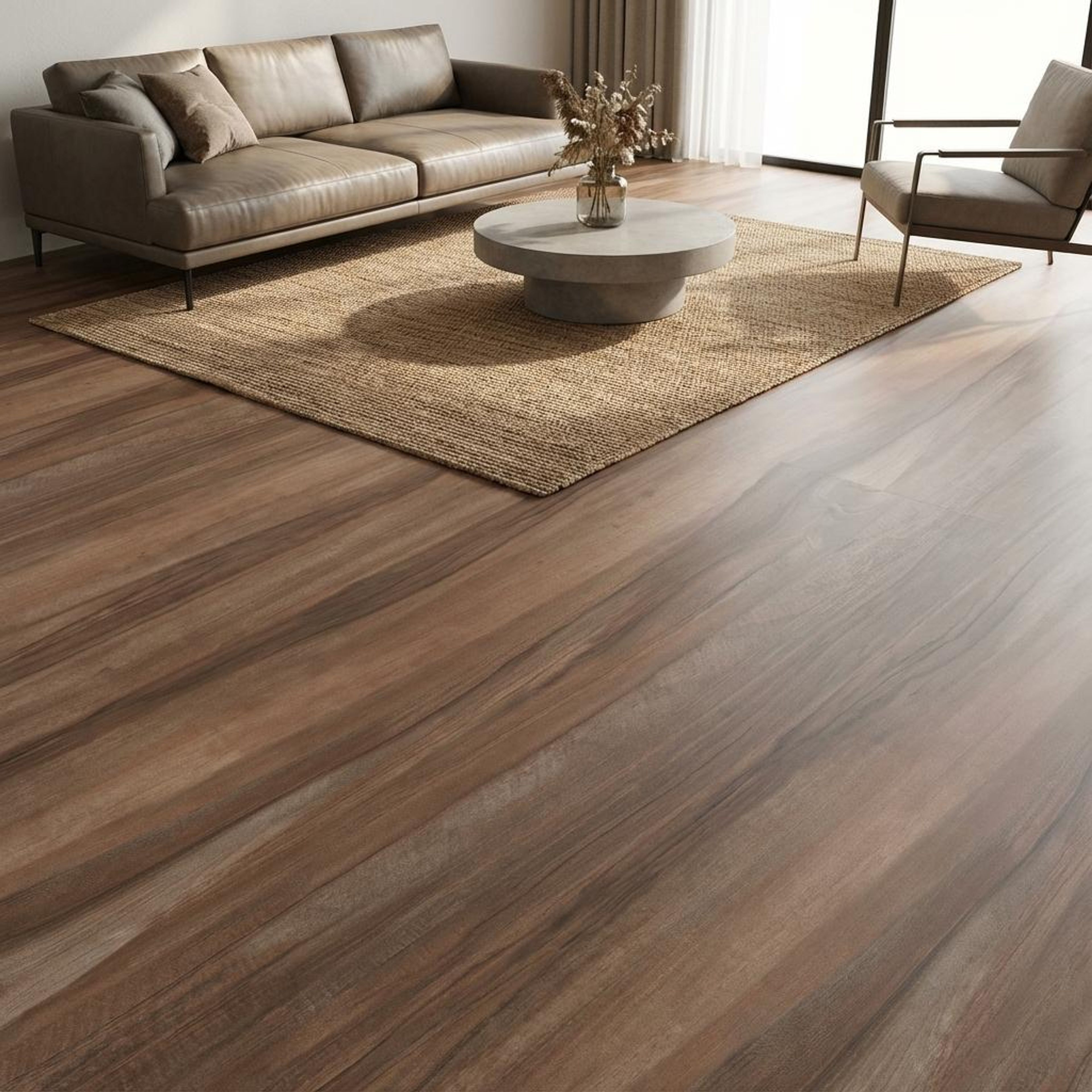 Historic Rosata Wood Plank, Dark Brown, Wood, Tiles - Vitrified - Full Body, 4 x 0.6 ft, 9 mm