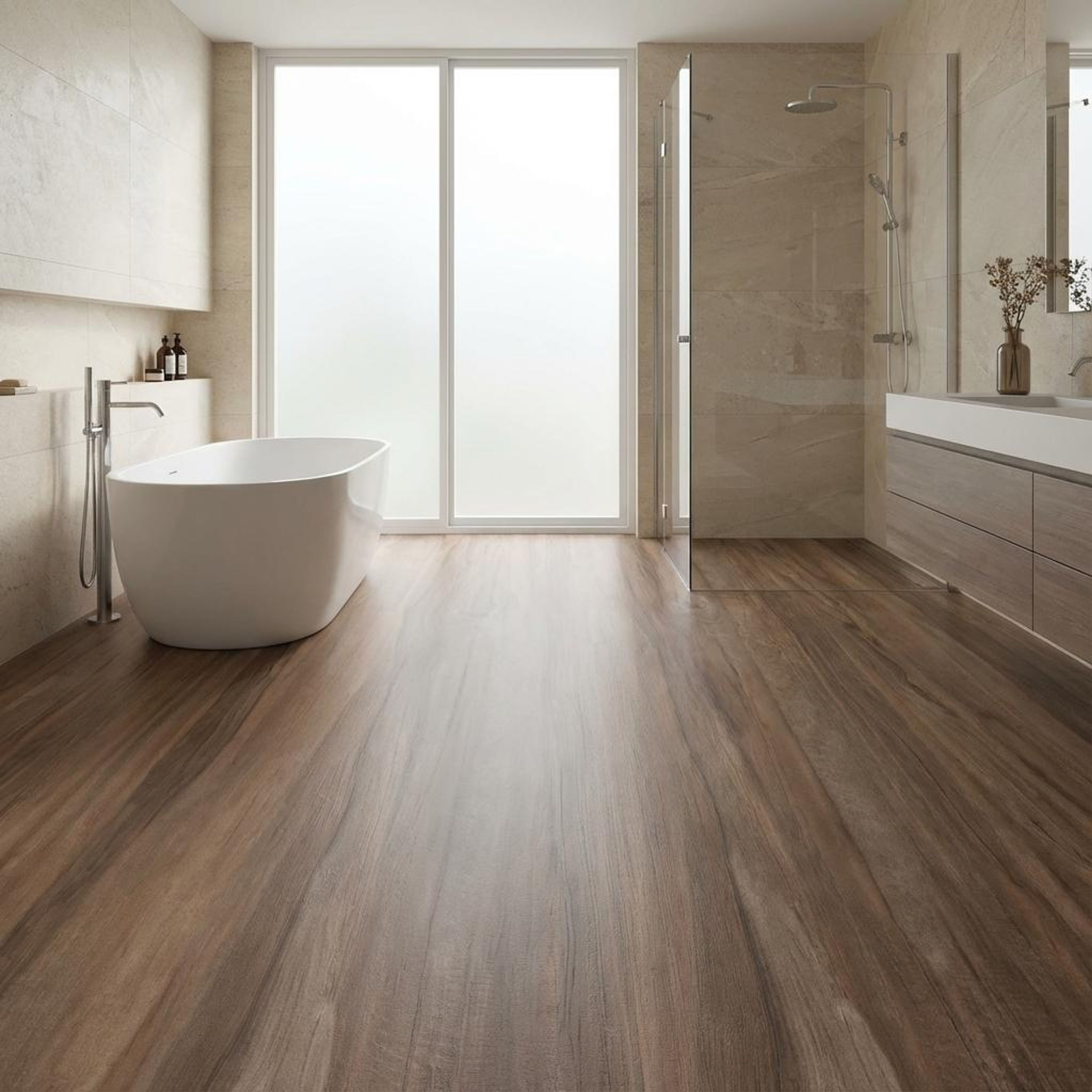 Historic Rosata Wood Plank, Dark Brown, Wood, Tiles - Vitrified - Full Body, 4 x 0.6 ft, 9 mm