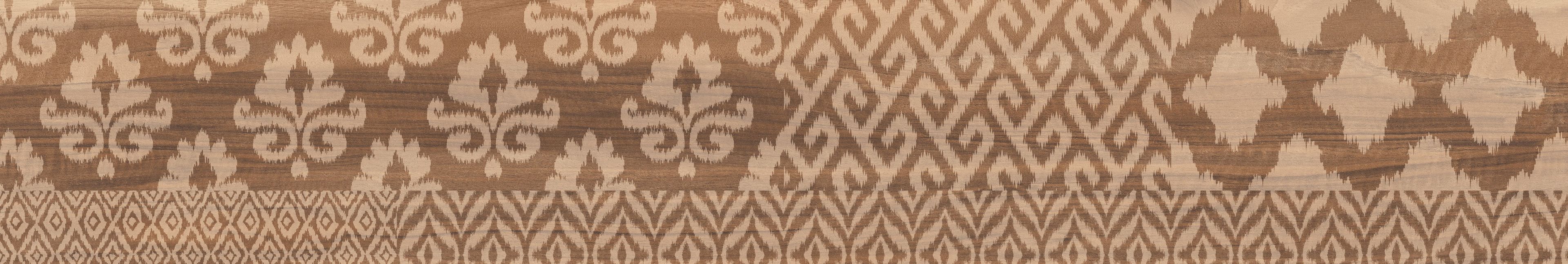 Historic Camel Decor Wood Plank, Dark Brown, Wood, Tiles - Vitrified - Full Body, 4 x 0.6 ft, 9 mm