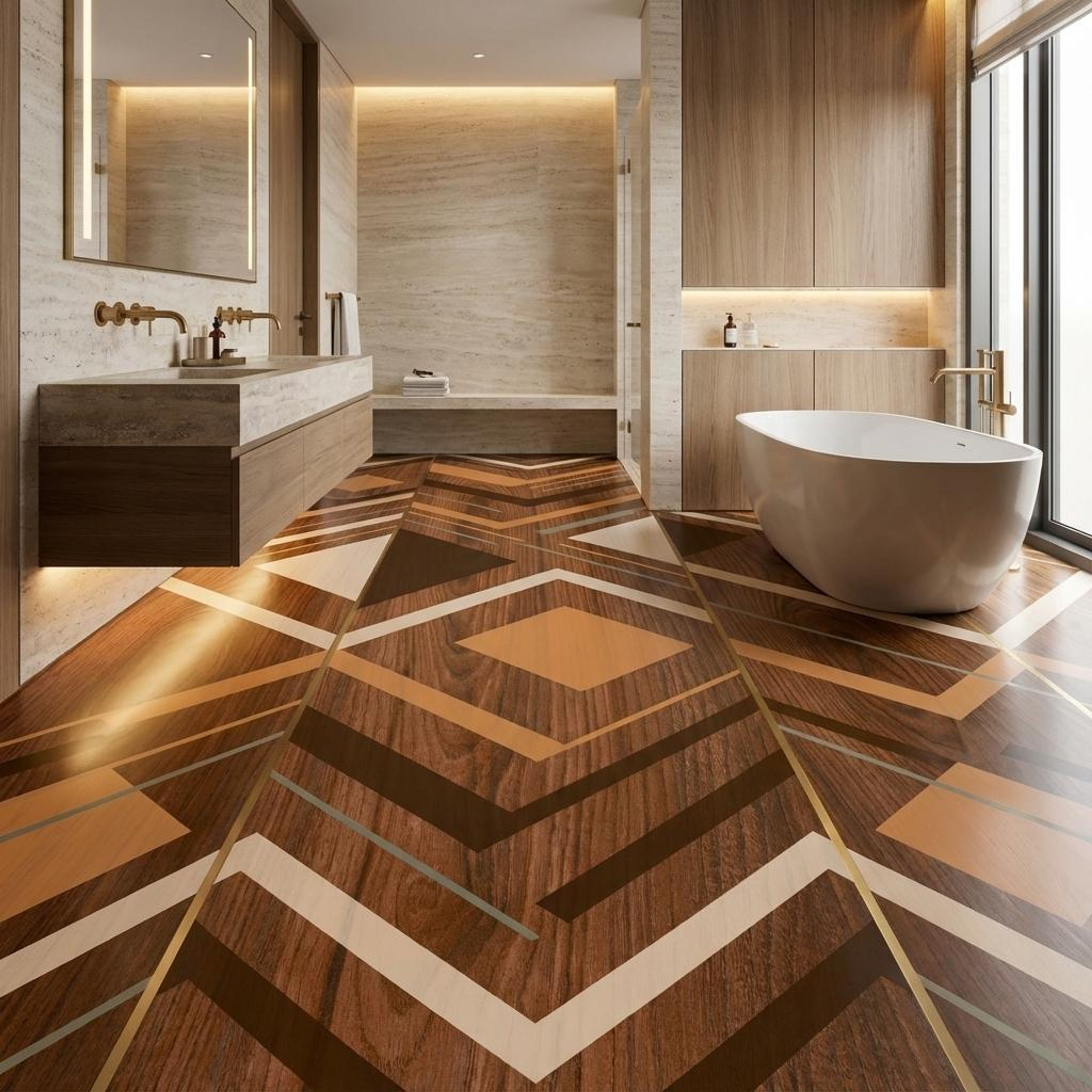 Vibes Ochre Decor Wood Plank, Dark Brown, Wood, Tiles - Vitrified - Full Body, 4 x 0.6 ft, 9 mm