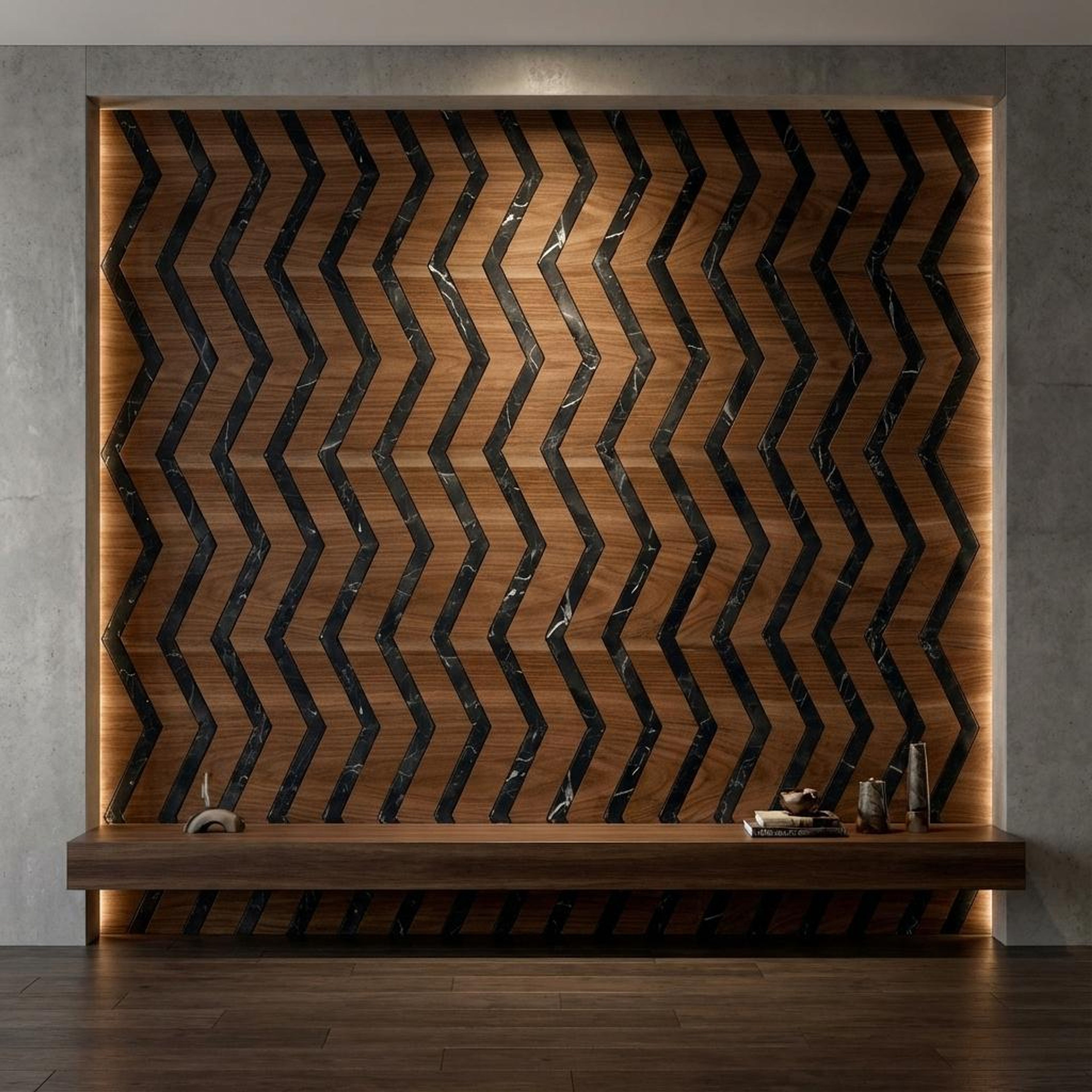 Wonder Tree Bark Decor Wood Plank, Dark Brown, Wood, Tiles - Vitrified - Full Body, 4 x 0.6 ft, 9 mm