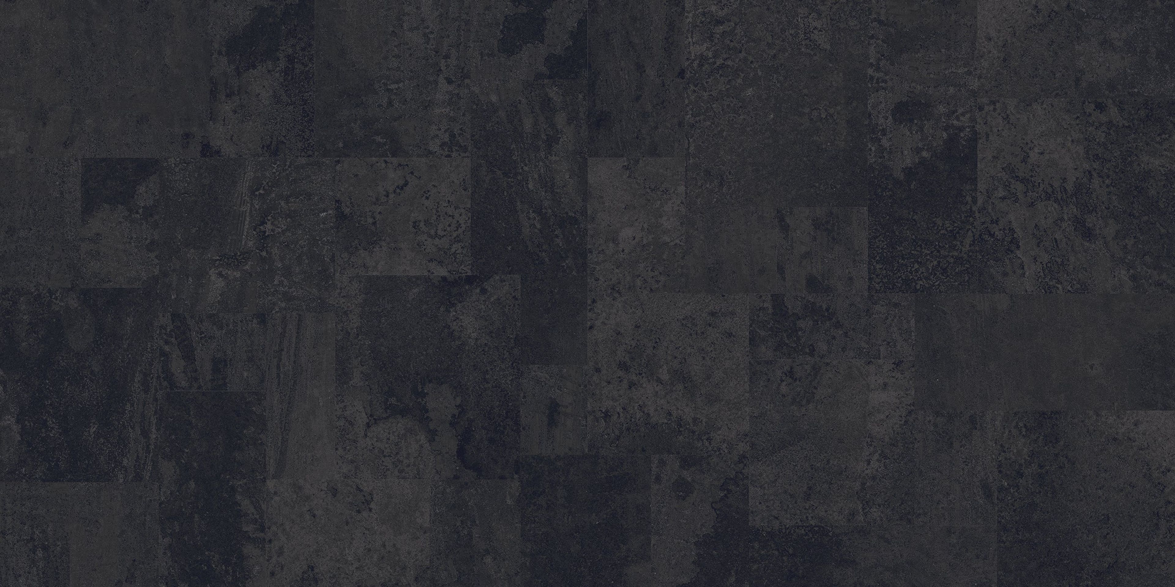 Evardo Nero Embossed, Charcoal, Textured, Tiles - Vitrified - Full Body, 4 x 2 ft, 9 mm