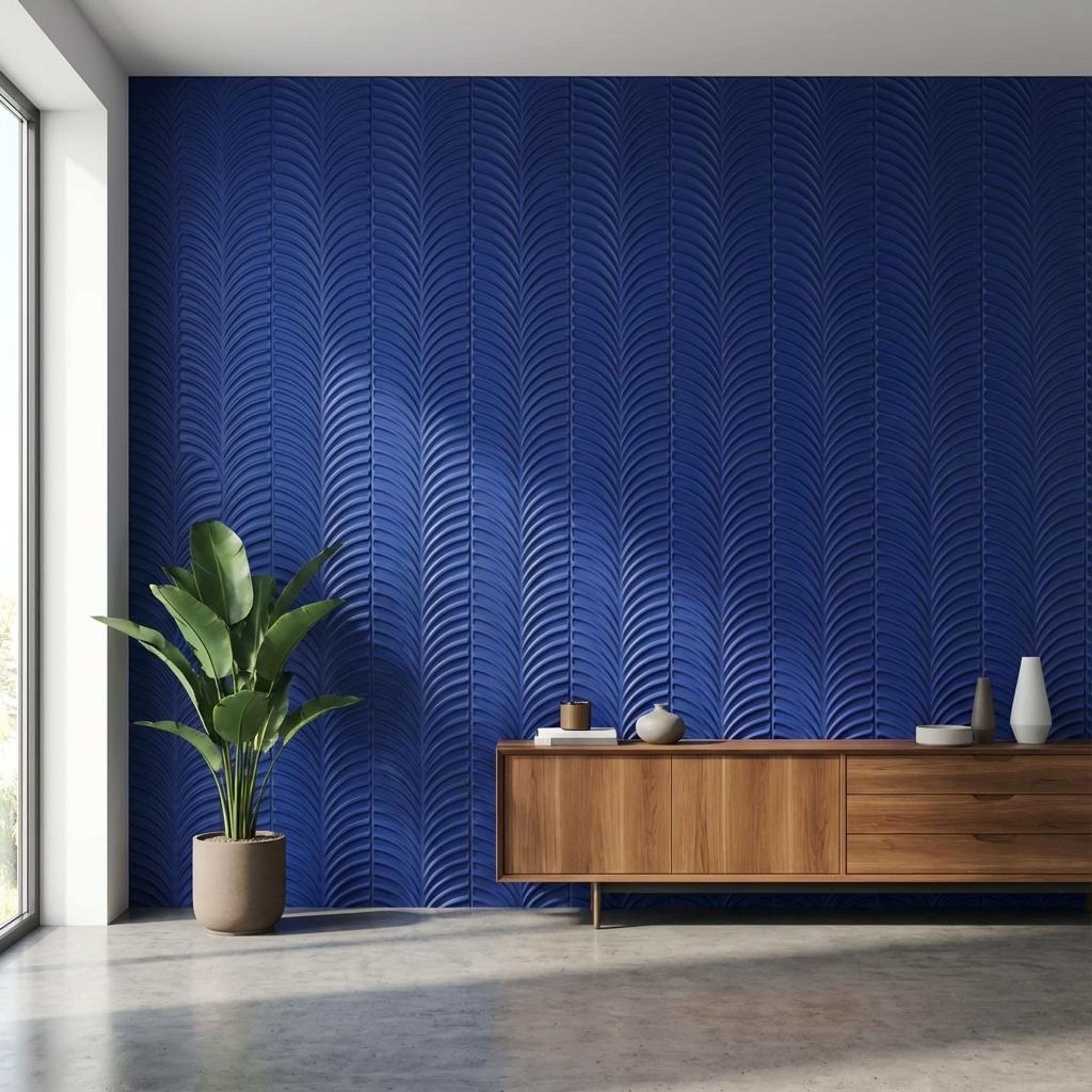 Sapphire Textured Metro, Navy Blue, Subway, Tiles - Vitrified - Full Body, 1 x 0.25 ft, 9 mm