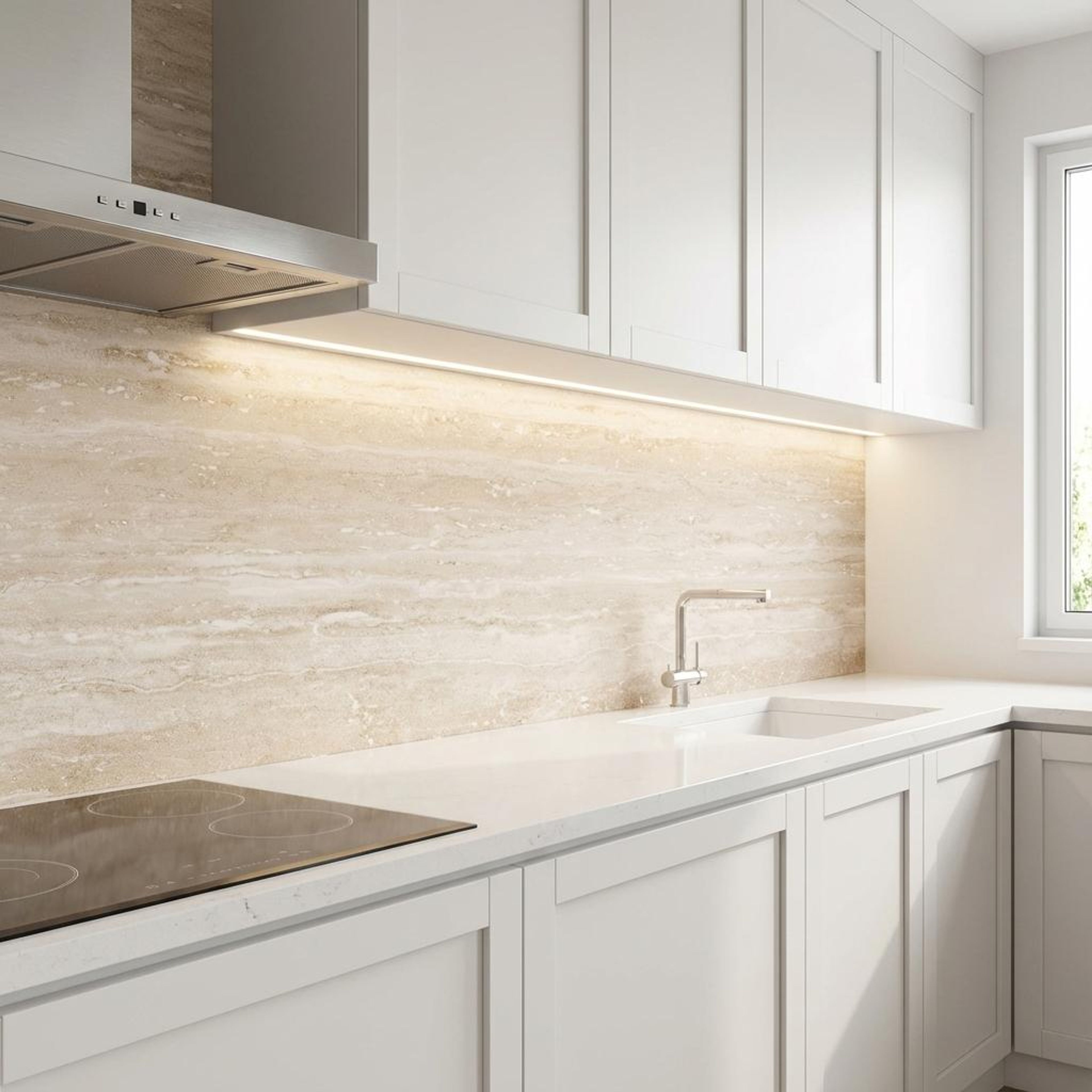 Mystical Charm, Beige, Stone, Tiles - Vitrified - Full Body, 4 x 2 ft, 9 mm