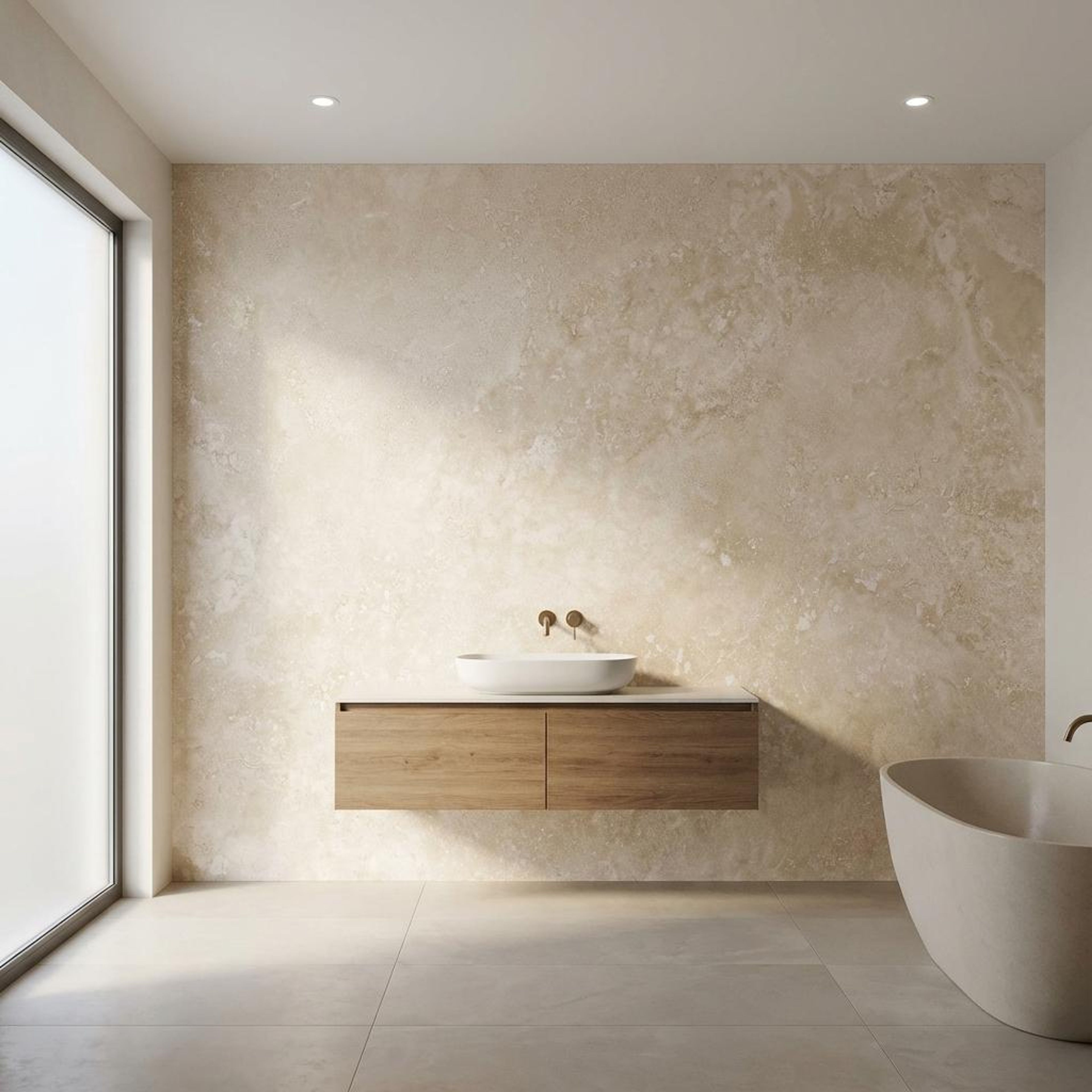 Mystical Charm, Beige, Stone, Tiles - Vitrified - Full Body, 4 x 2 ft, 9 mm