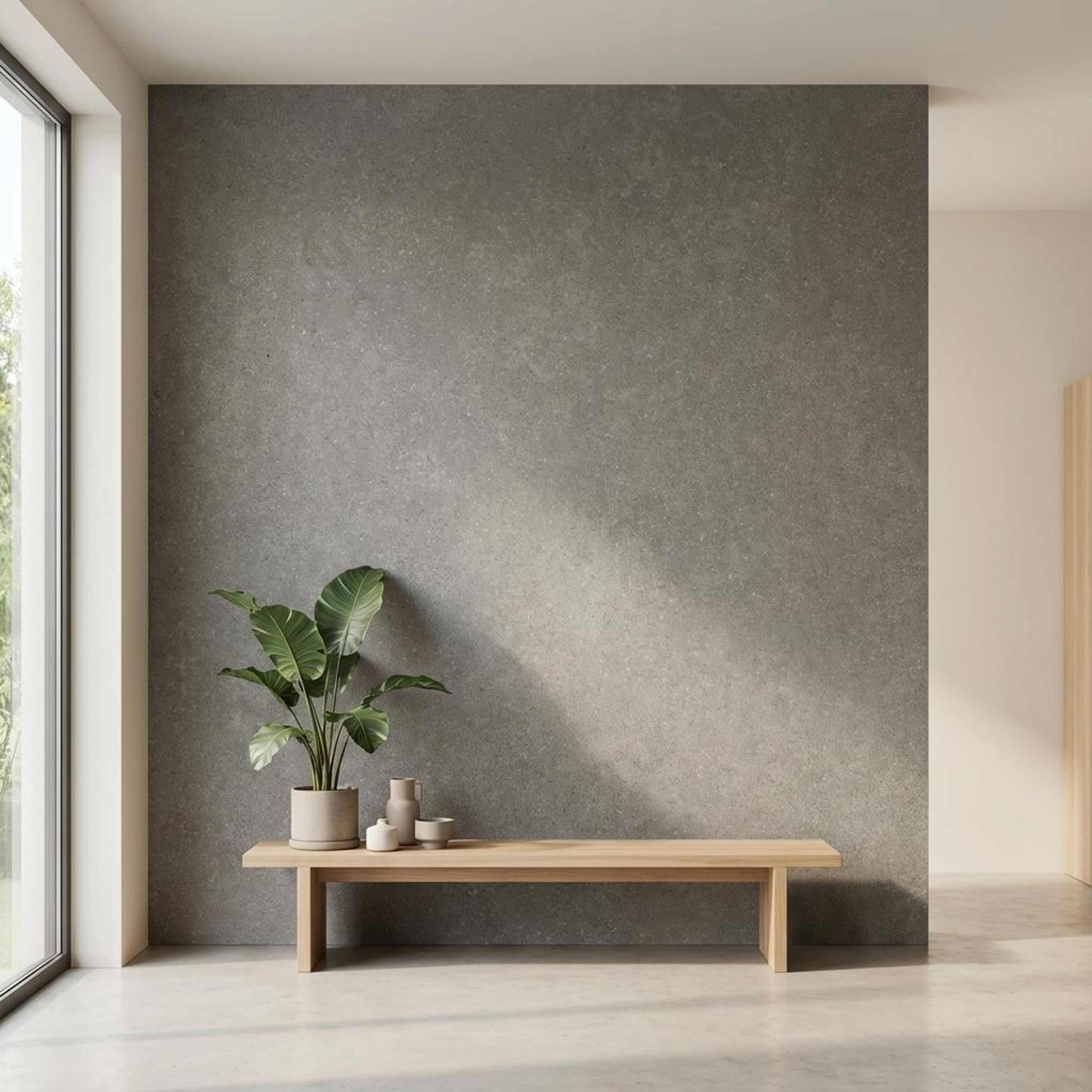 Imperio Rock, Dark Grey, Stone, Tiles - Vitrified - Full Body, 4 x 2 ft, 9 mm