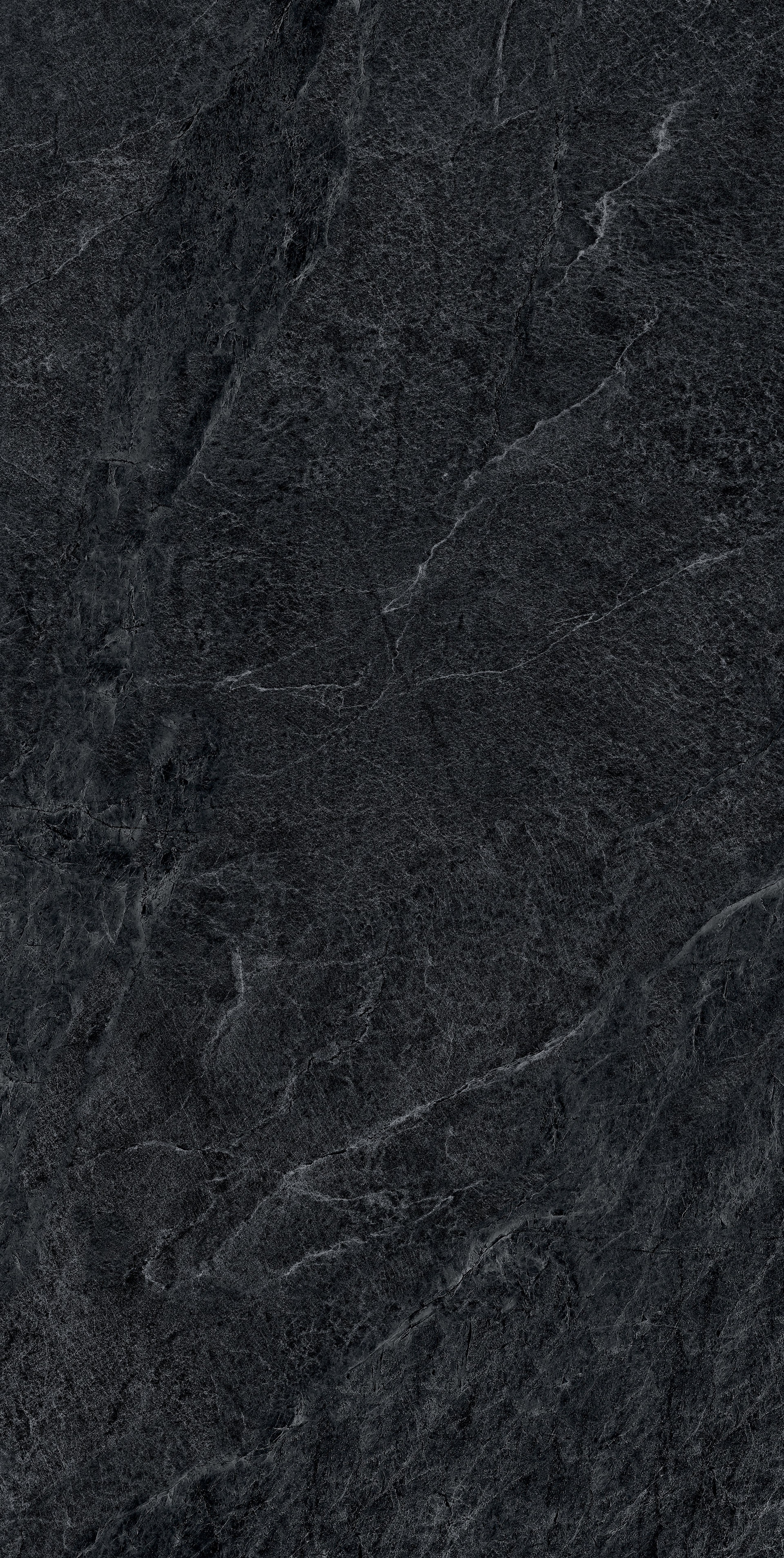 Runa Noir, Charcoal, Stone, Tiles - Ceramic, 4 x 2 ft, 9 mm