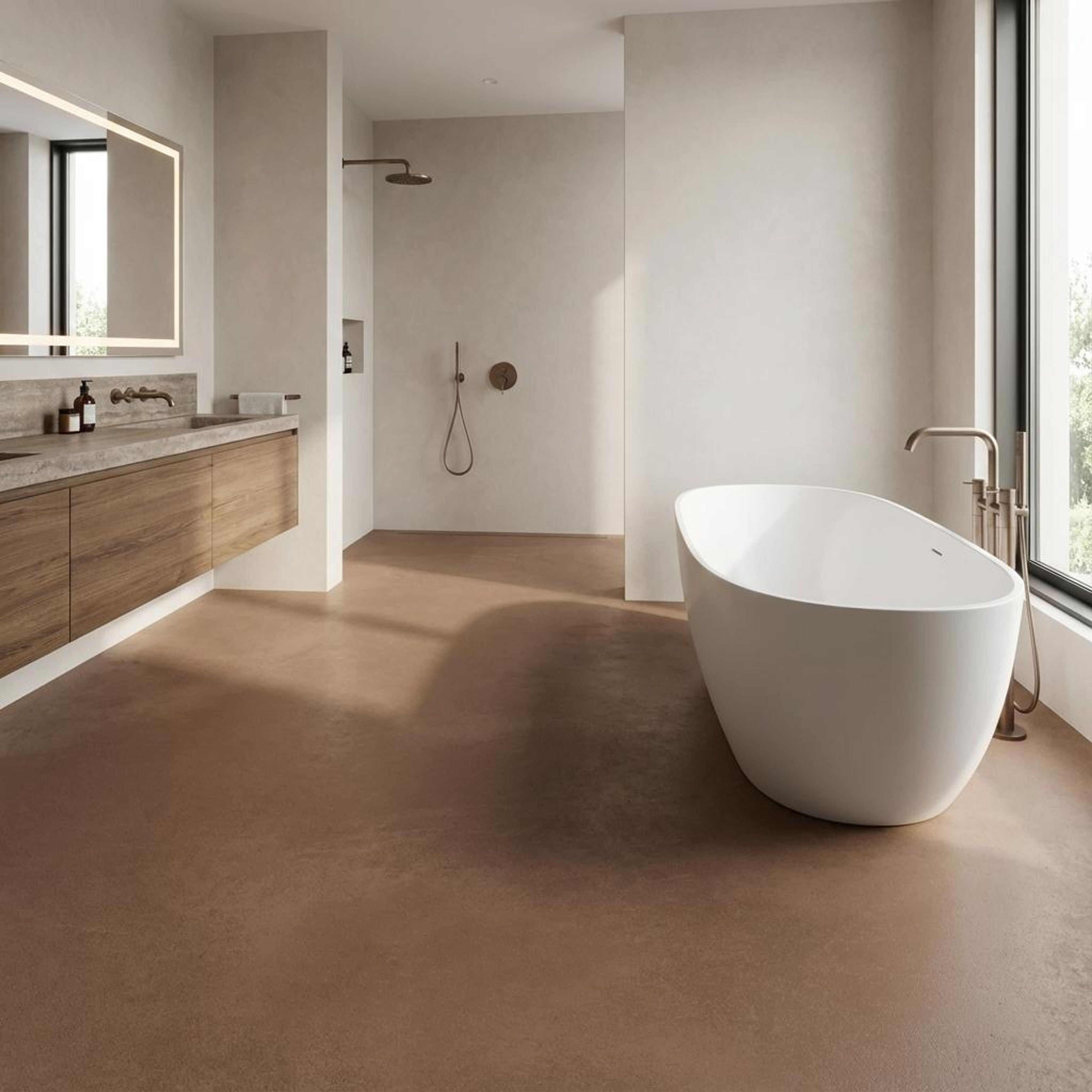 Icona Chestnut, Dark Brown, Stone, Tiles - Ceramic, 4 x 2 ft, 8.5 mm